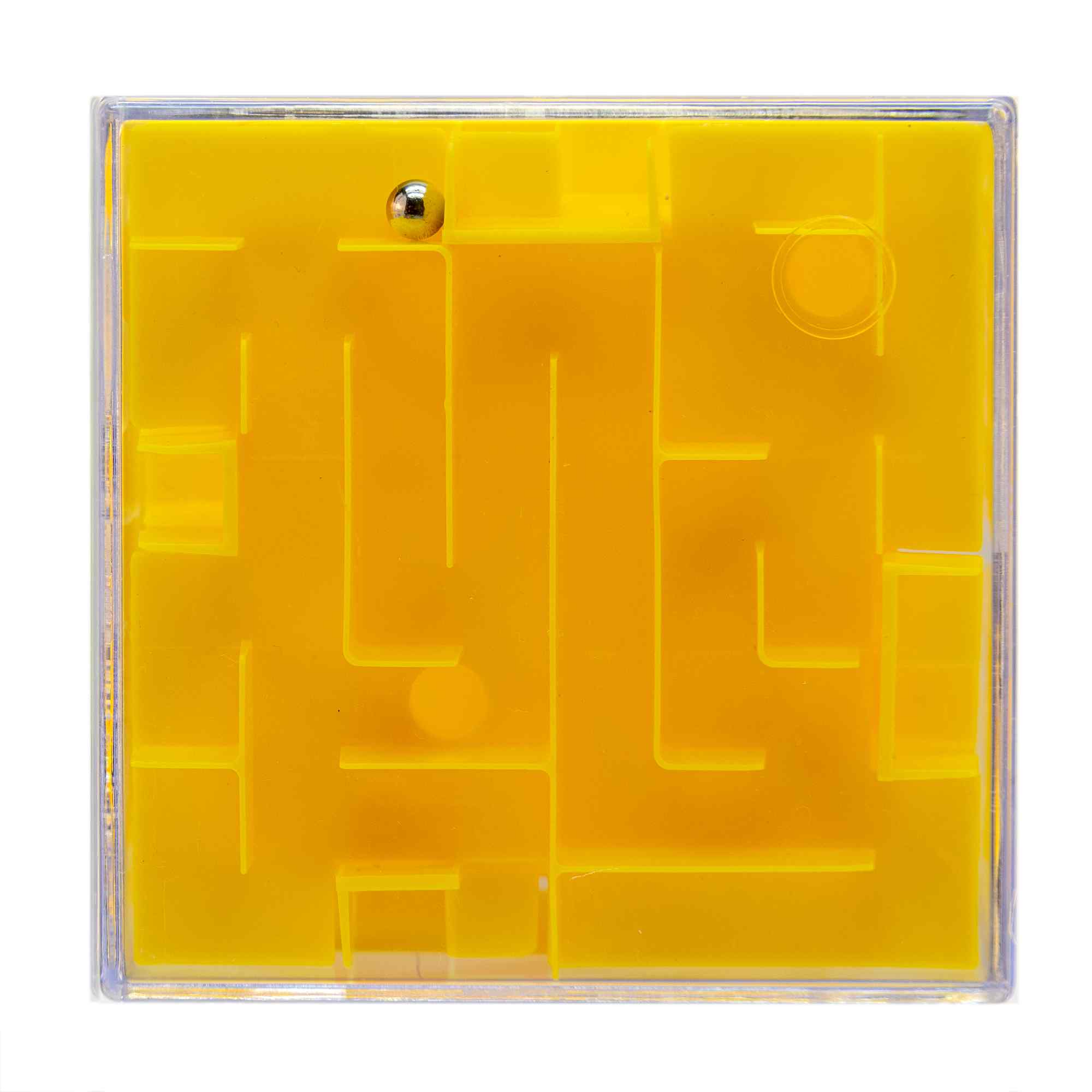 Laberinto cúbico, Juego de Rompecabezas amarillo - imagen 2