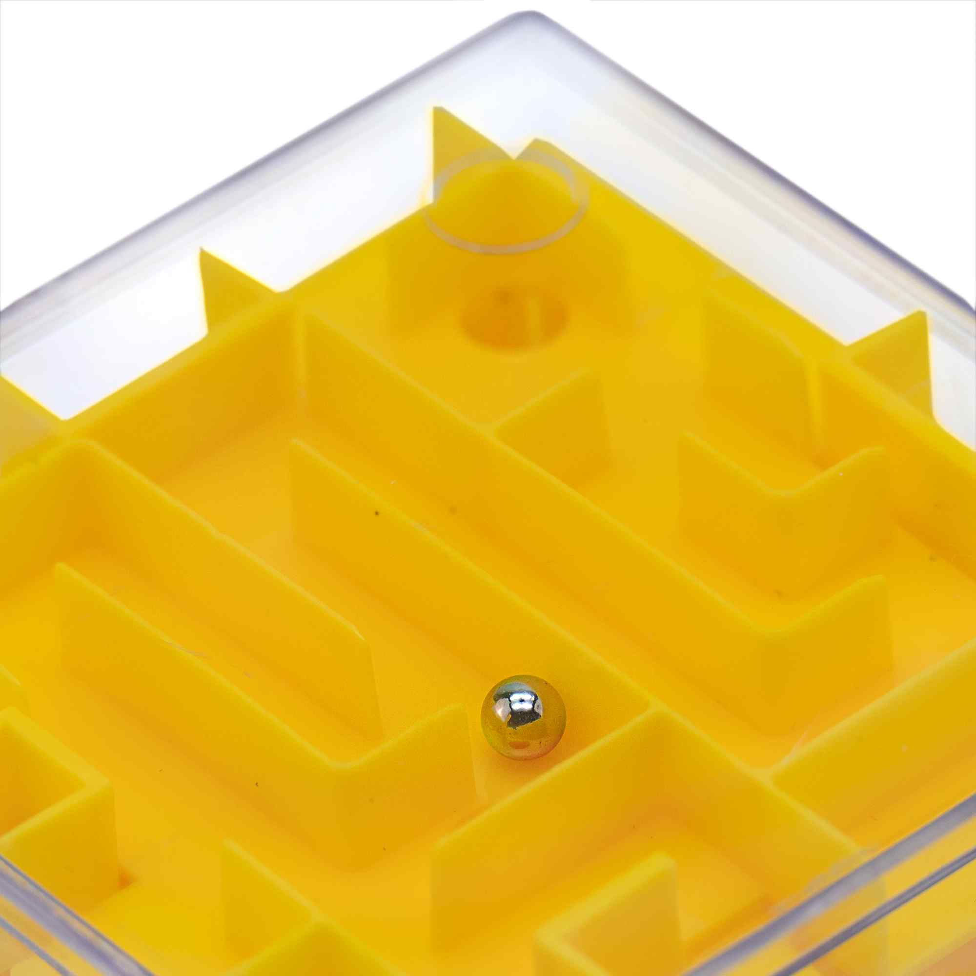 Laberinto cúbico, Juego de Rompecabezas amarillo - imagen 3