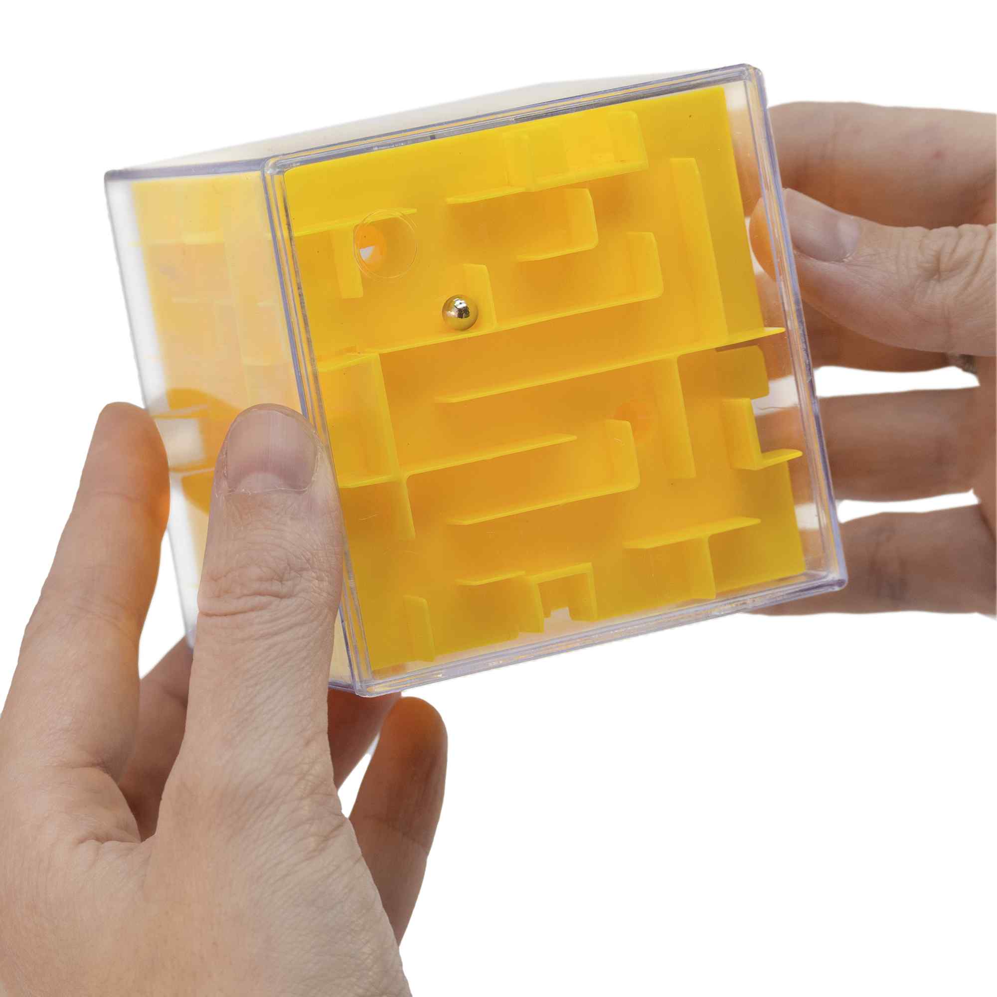 Laberinto cúbico, Juego de Rompecabezas amarillo - imagen 4