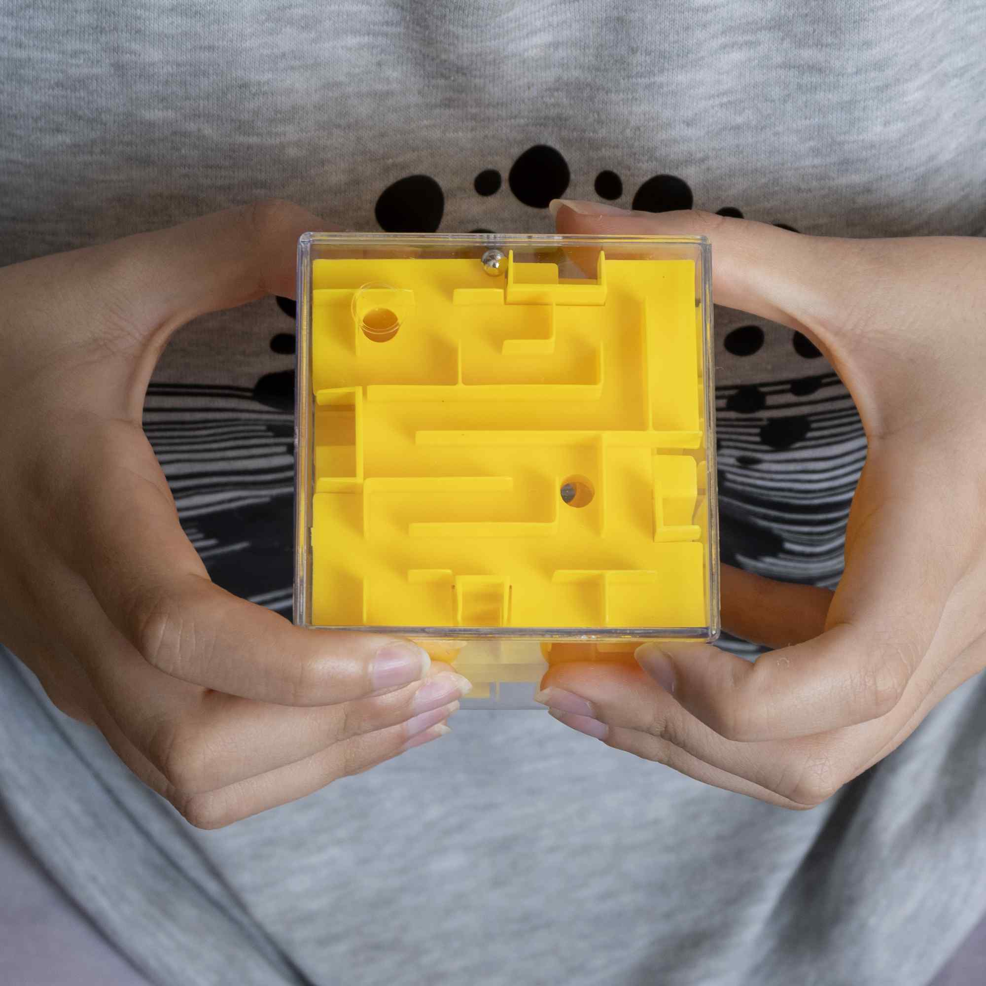 Laberinto cúbico, Juego de Rompecabezas amarillo - imagen 5