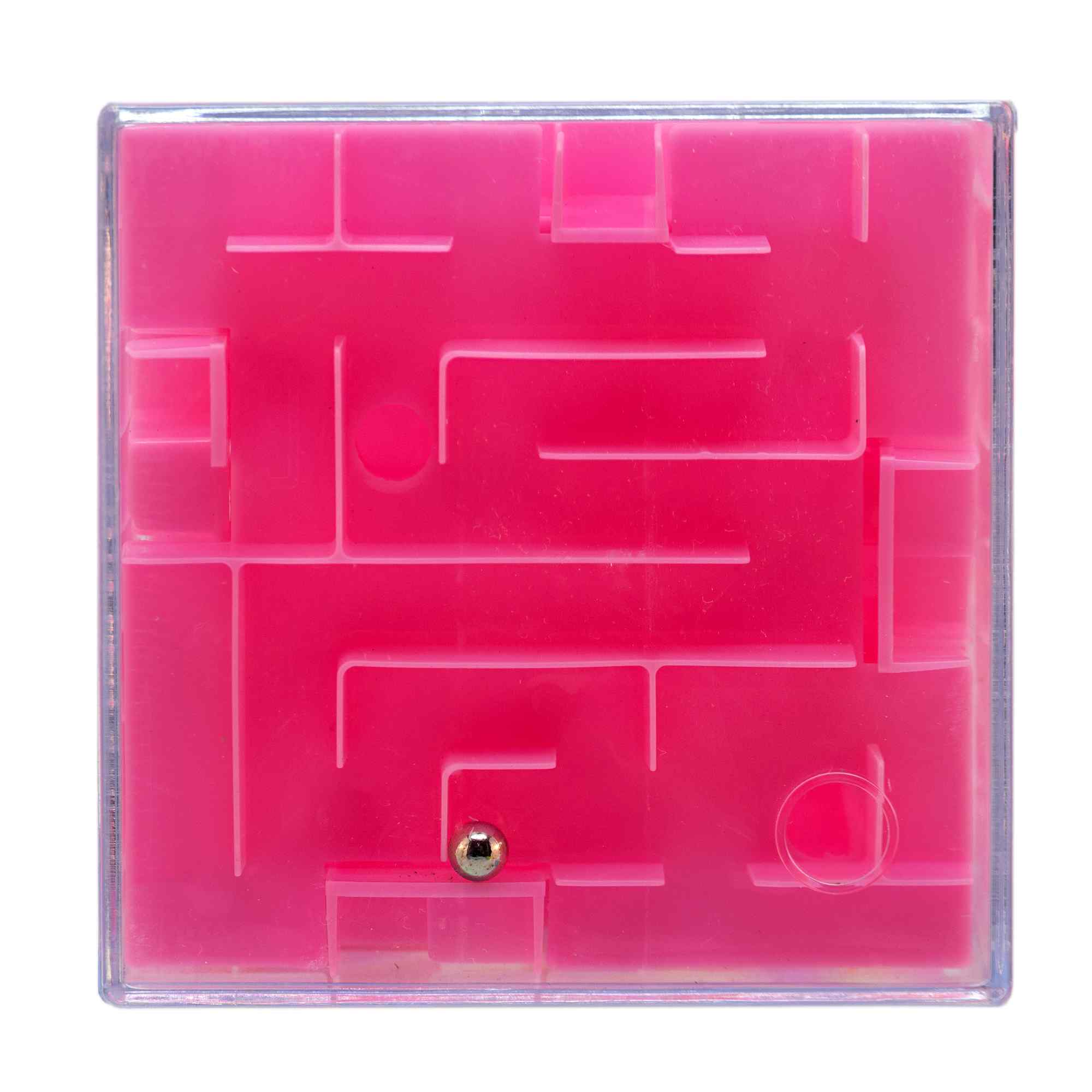 Laberinto cúbico, Juego de Rompecabezas rosa - imagen 2