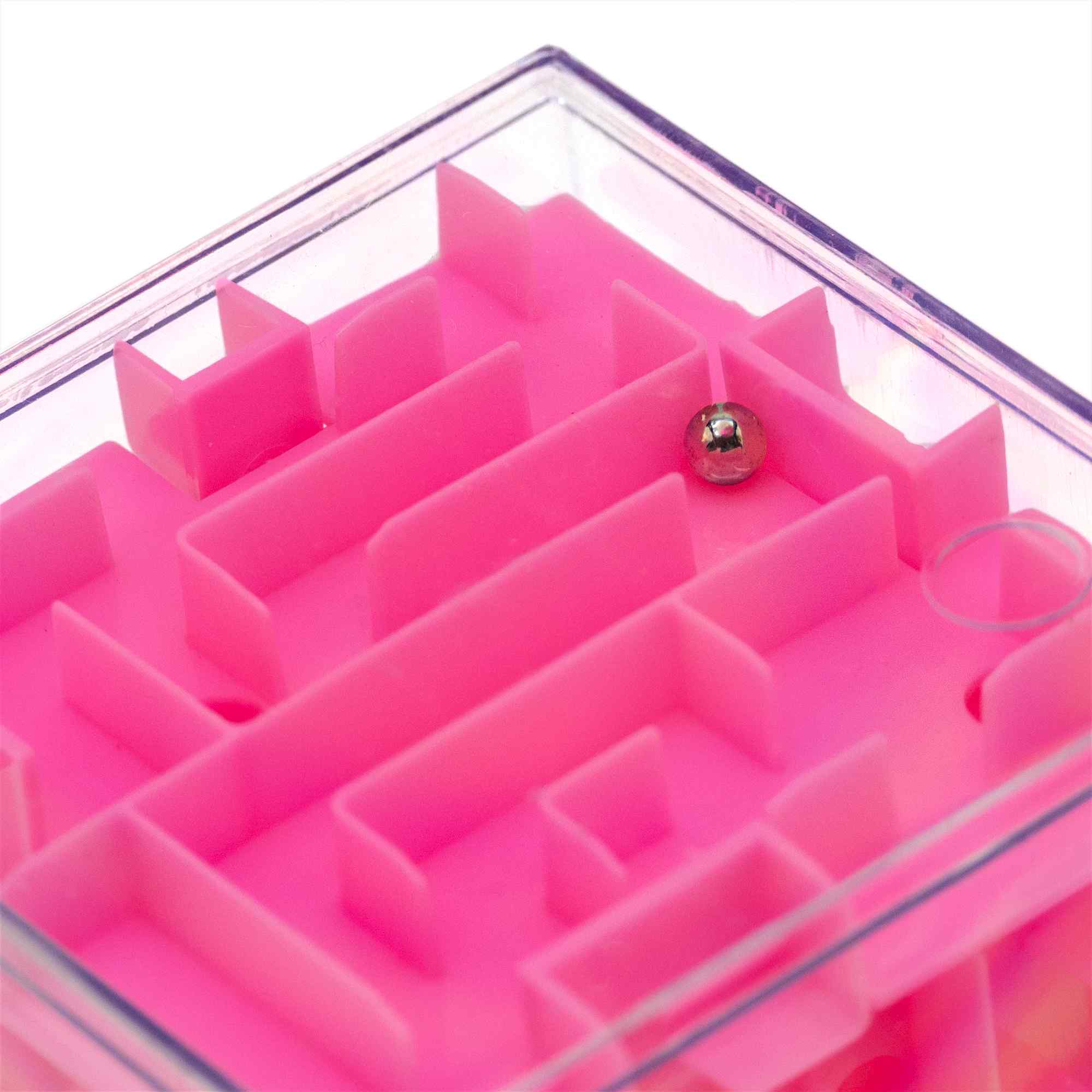 Laberinto cúbico, Juego de Rompecabezas rosa - imagen 3
