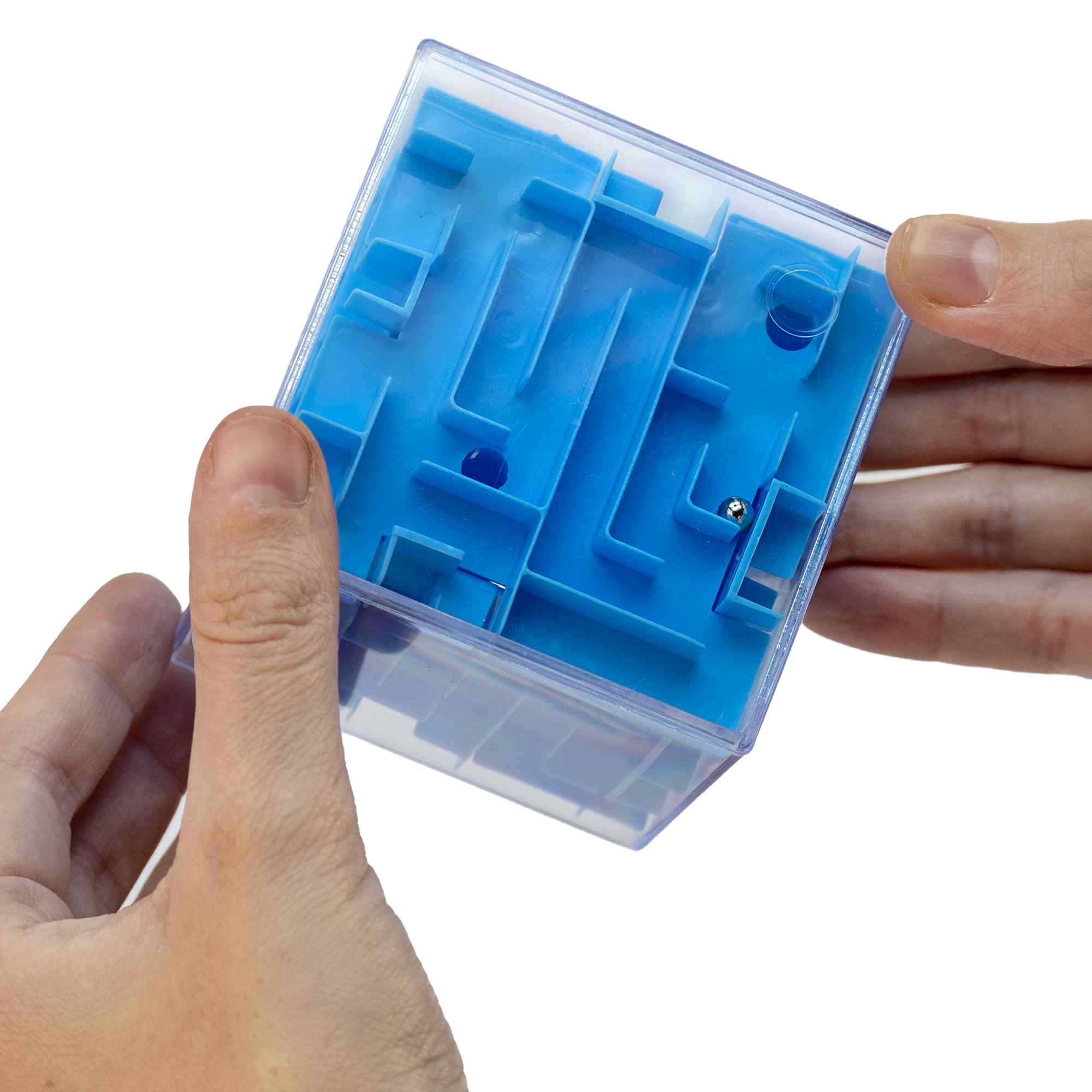 Laberinto cúbico, Juego de Rompecabezas azul - imagen 4