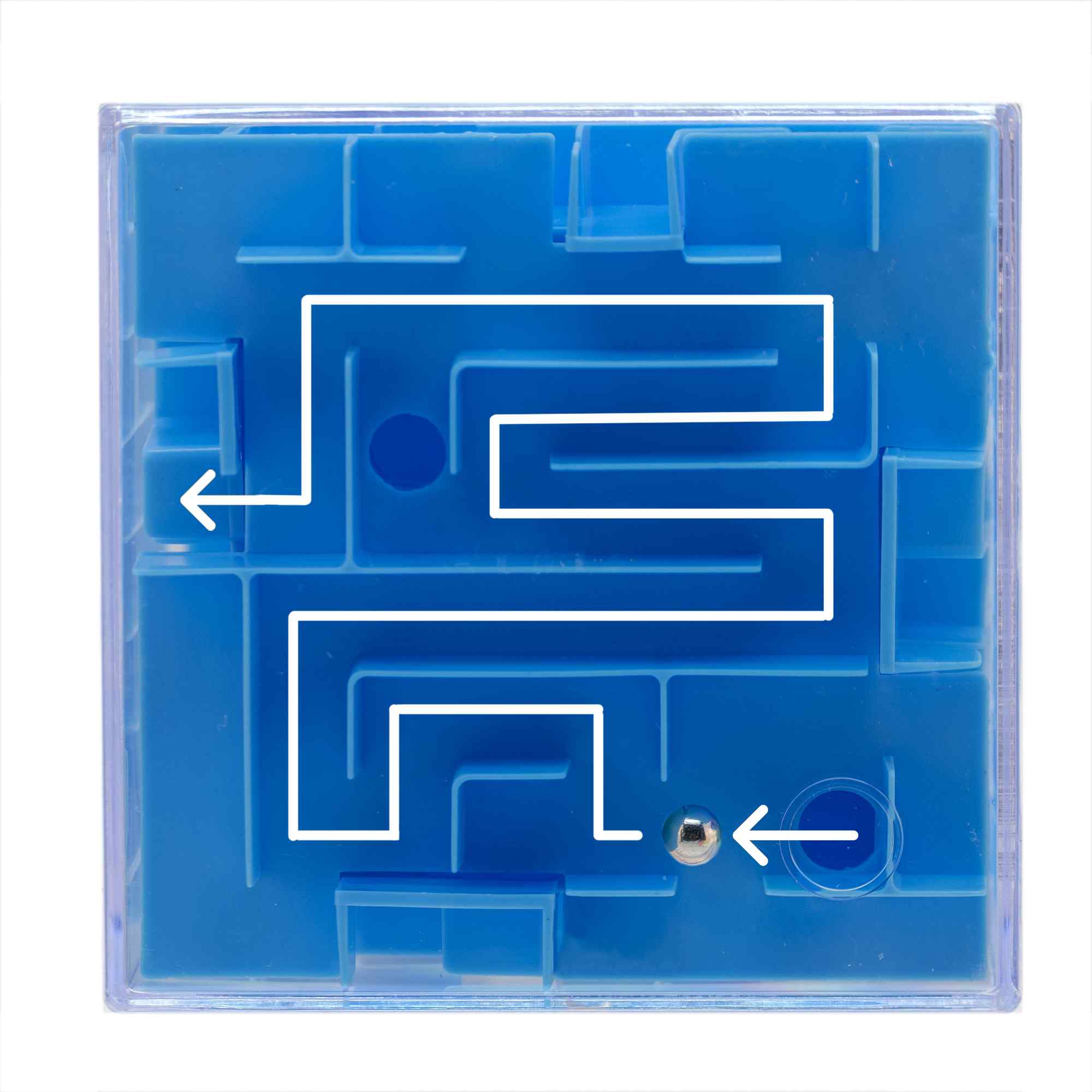 Laberinto cúbico, Juego de Rompecabezas azul - imagen 7