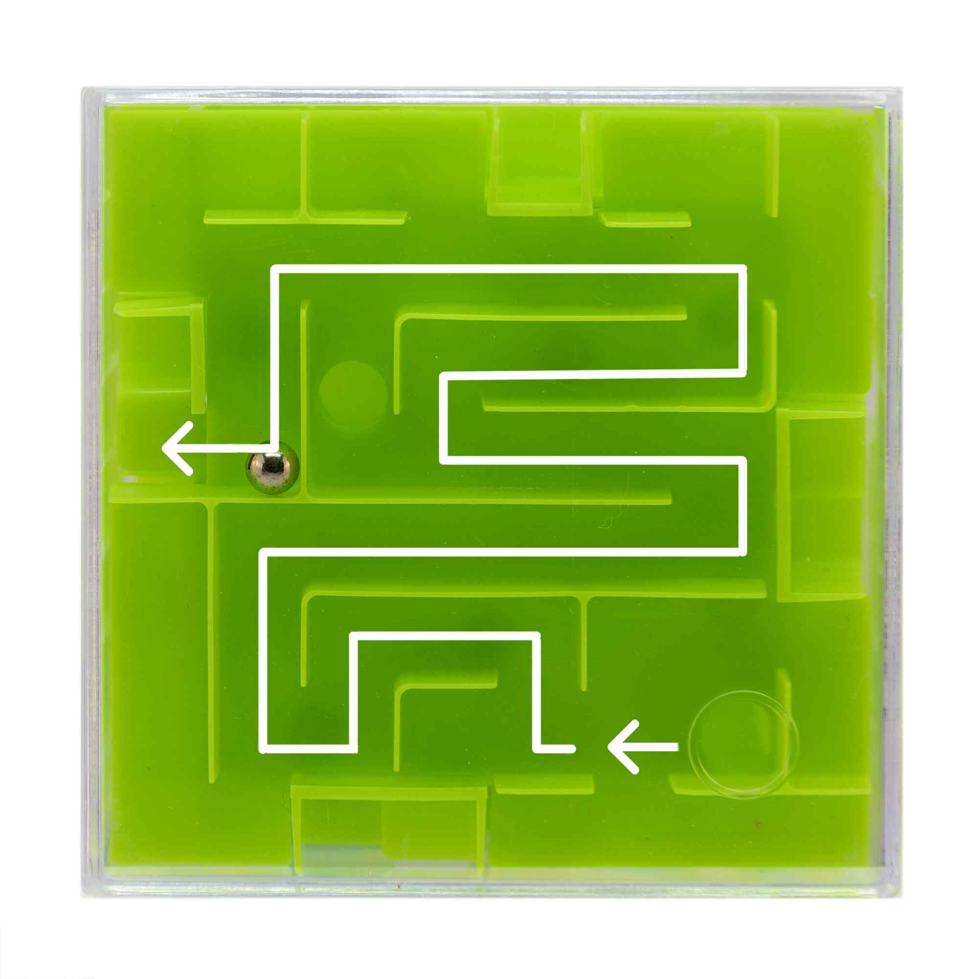 Laberinto cúbico, Juego de Rompecabezas verde - imagen 6