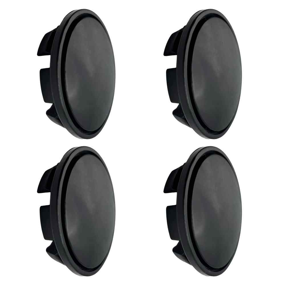 Embellecedor para llantas tapacubo Universal 65 mm (4 uds) Negro - imagen 1