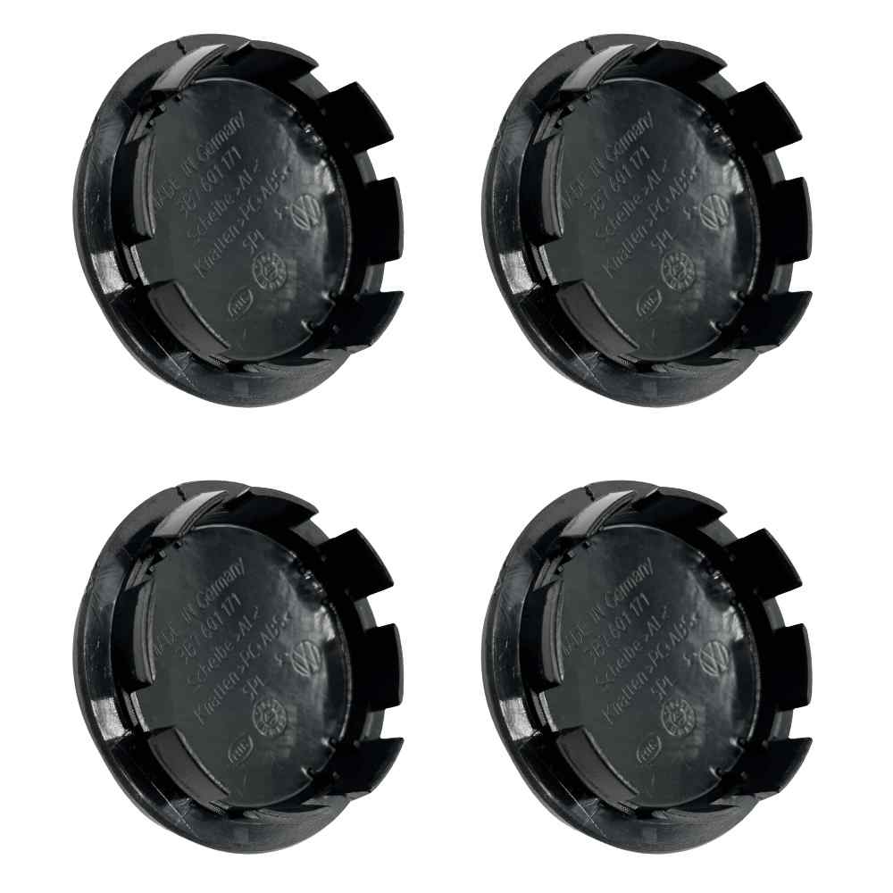 Embellecedor para llantas tapacubo Universal 65 mm (4 uds) Negro - imagen 2