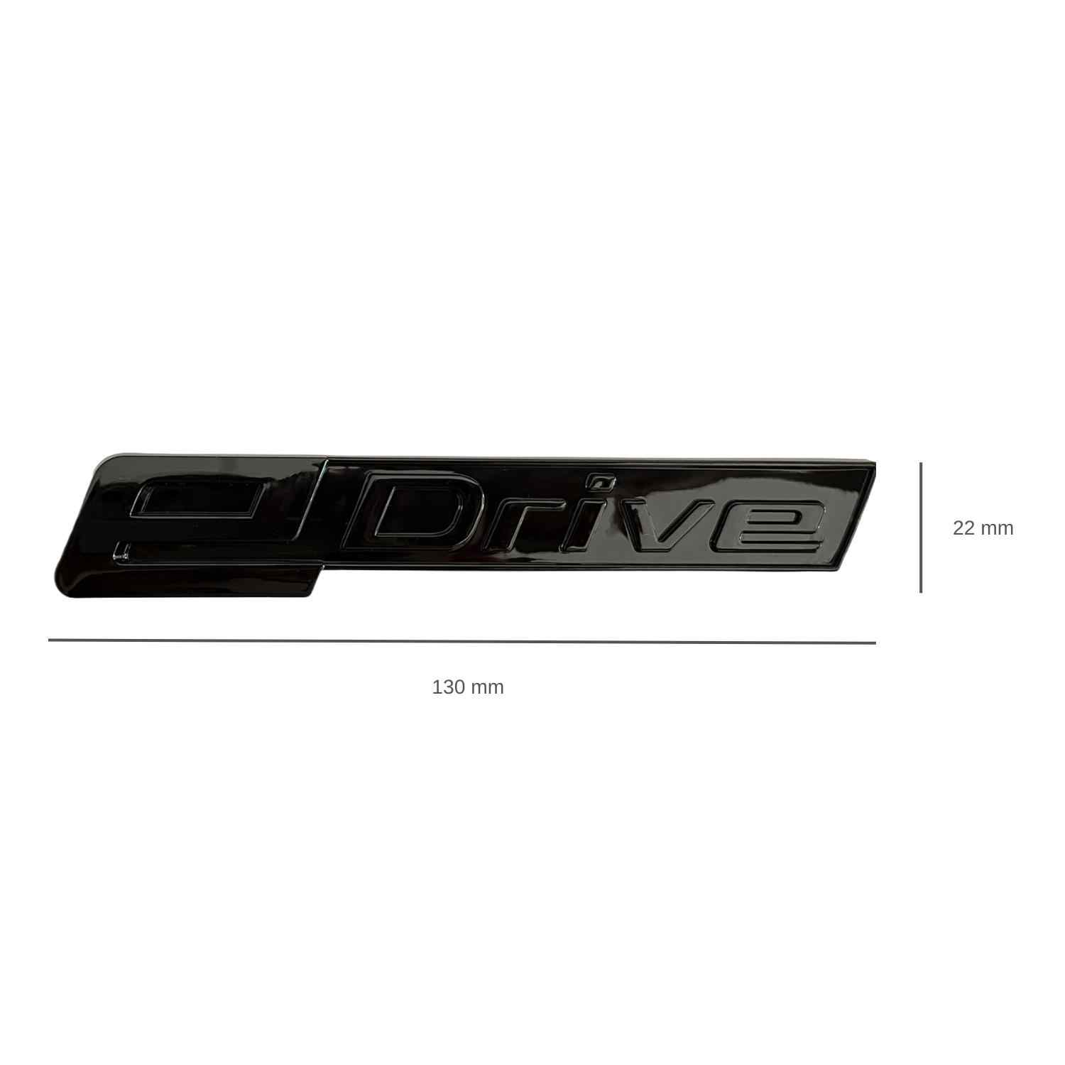 Emblema Adhesivo E-Drive para Maletero compatible con BMW negro brillo - imagen 4