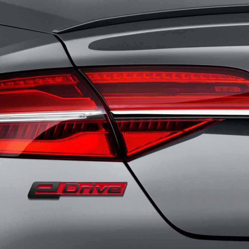 Emblema Adhesivo E-Drive para Maletero compatible con BMW rojo - imagen 2