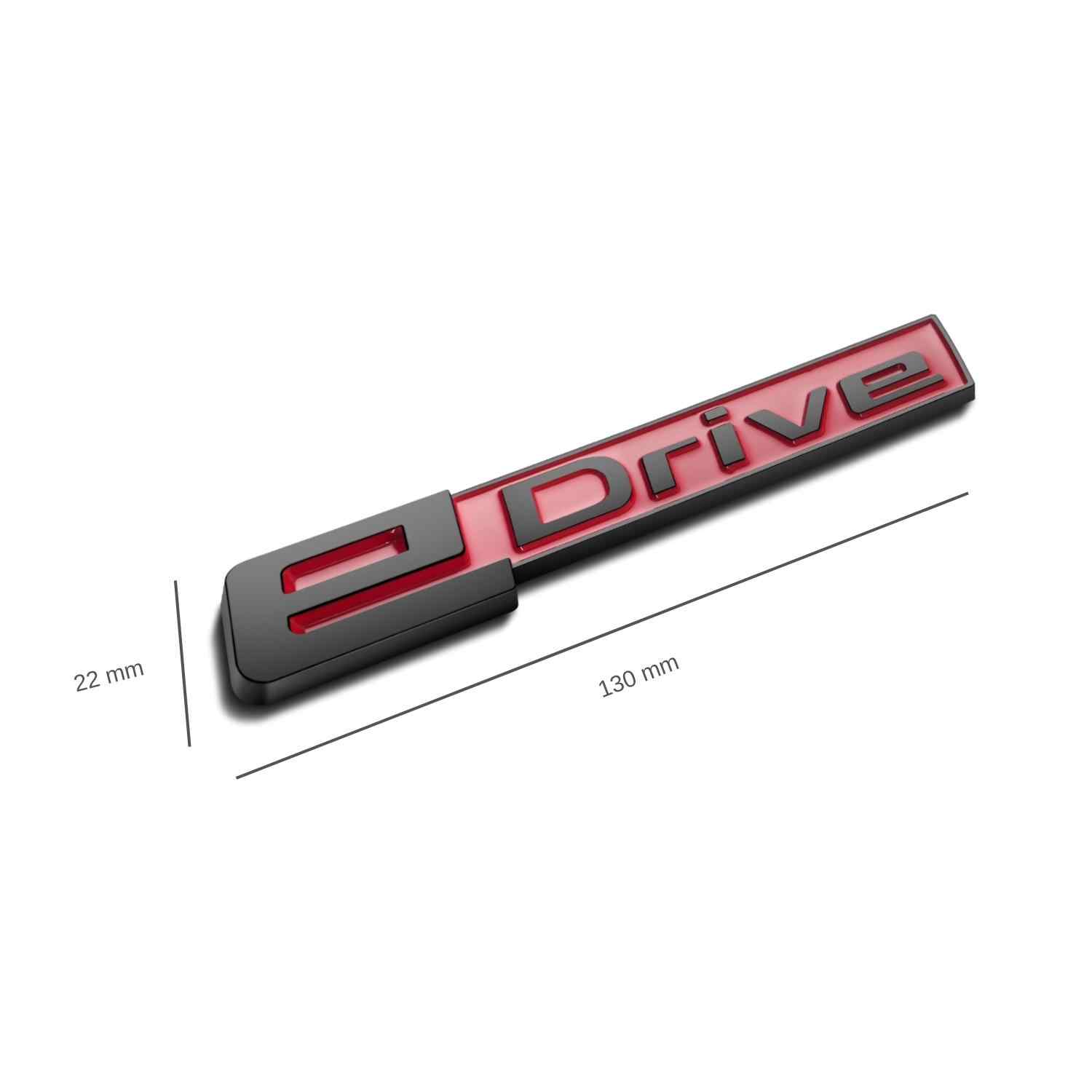 Emblema Adhesivo E-Drive para Maletero compatible con BMW rojo - imagen 3