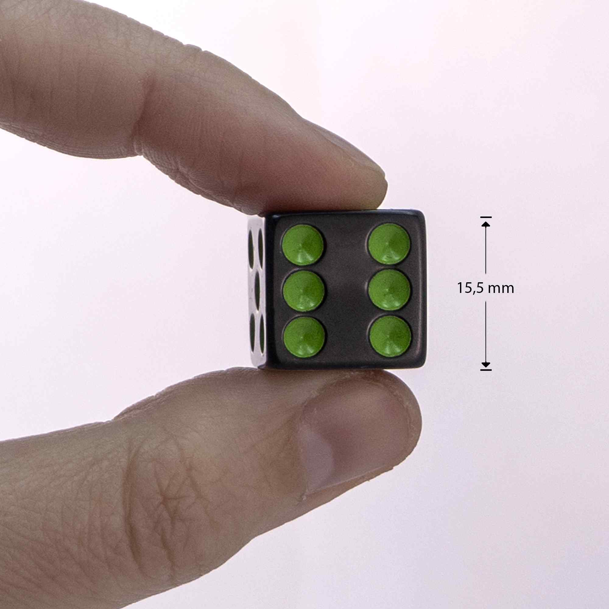 Dados 6 caras de 5 Color Negro multicolor Esquina Redondeados con Bolsa de Almacenamiento 50 unidades - imagen 4