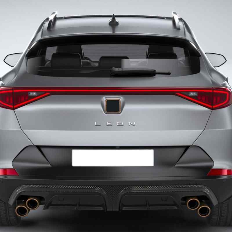 Emblema LEON adhesivo de letras compatible con Seat plateado brillo - imagen 5