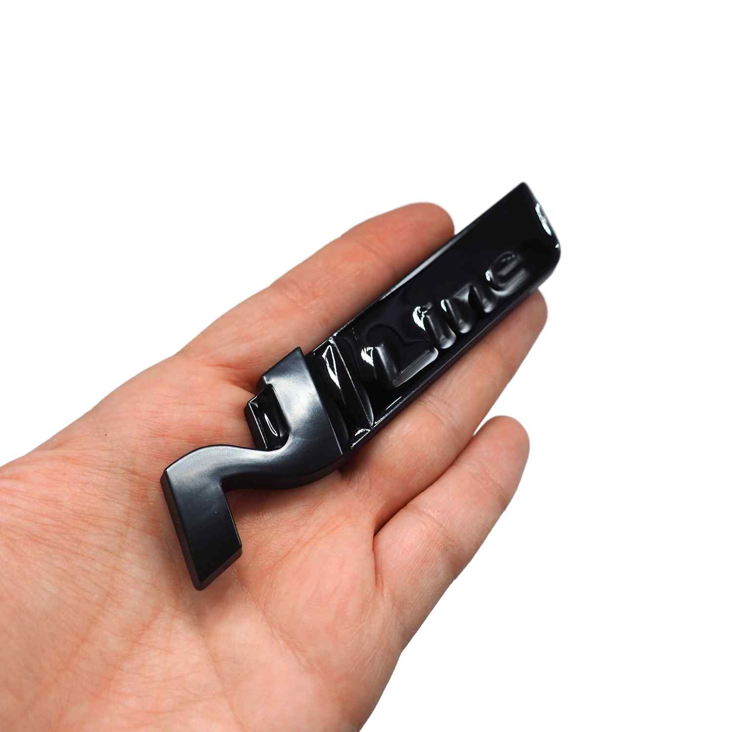 Emblema N Line Adhesivo metealico compatible con Hyundai negro mate - imagen 3