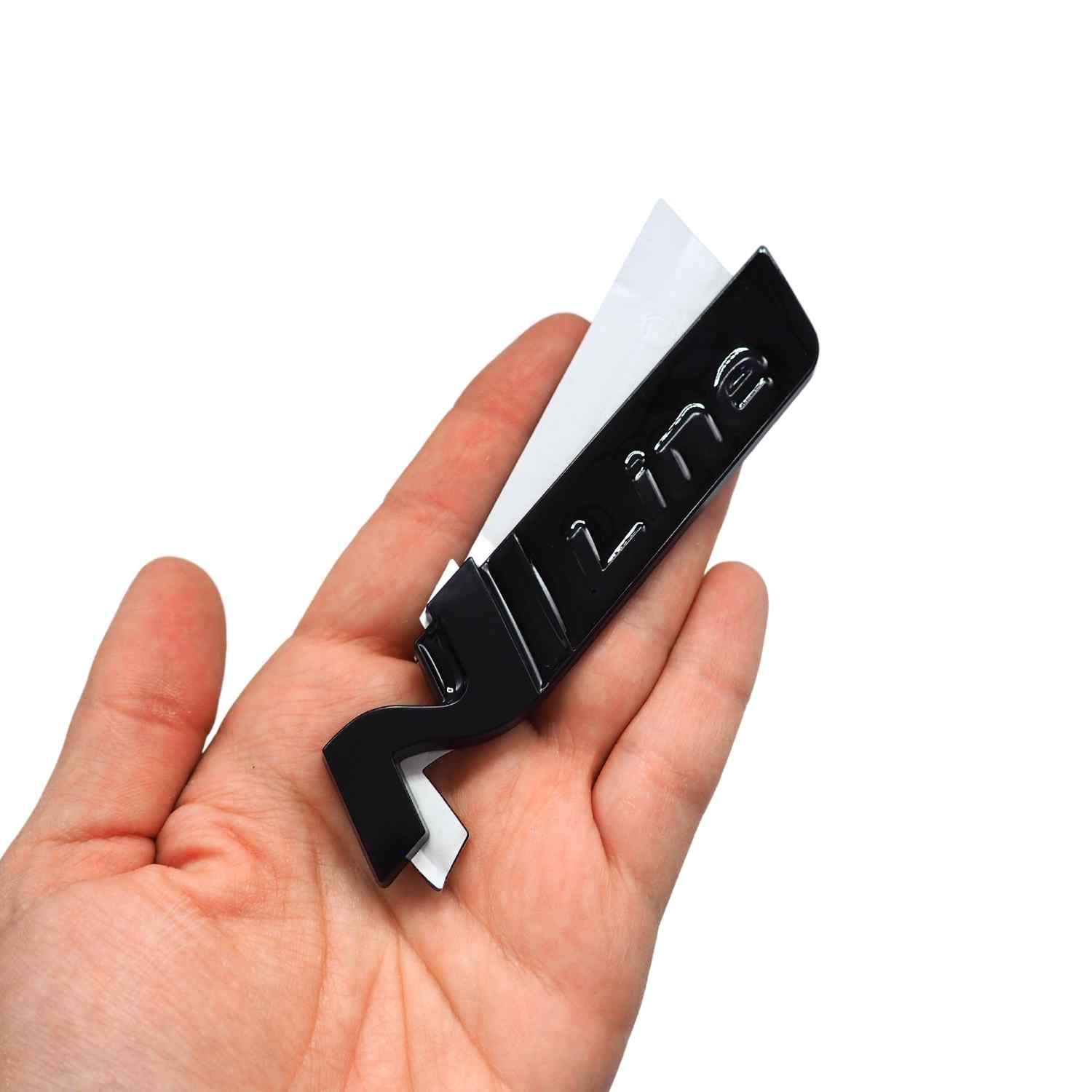 Emblema N Line Adhesivo metealico compatible con Hyundai negro mate - imagen 5
