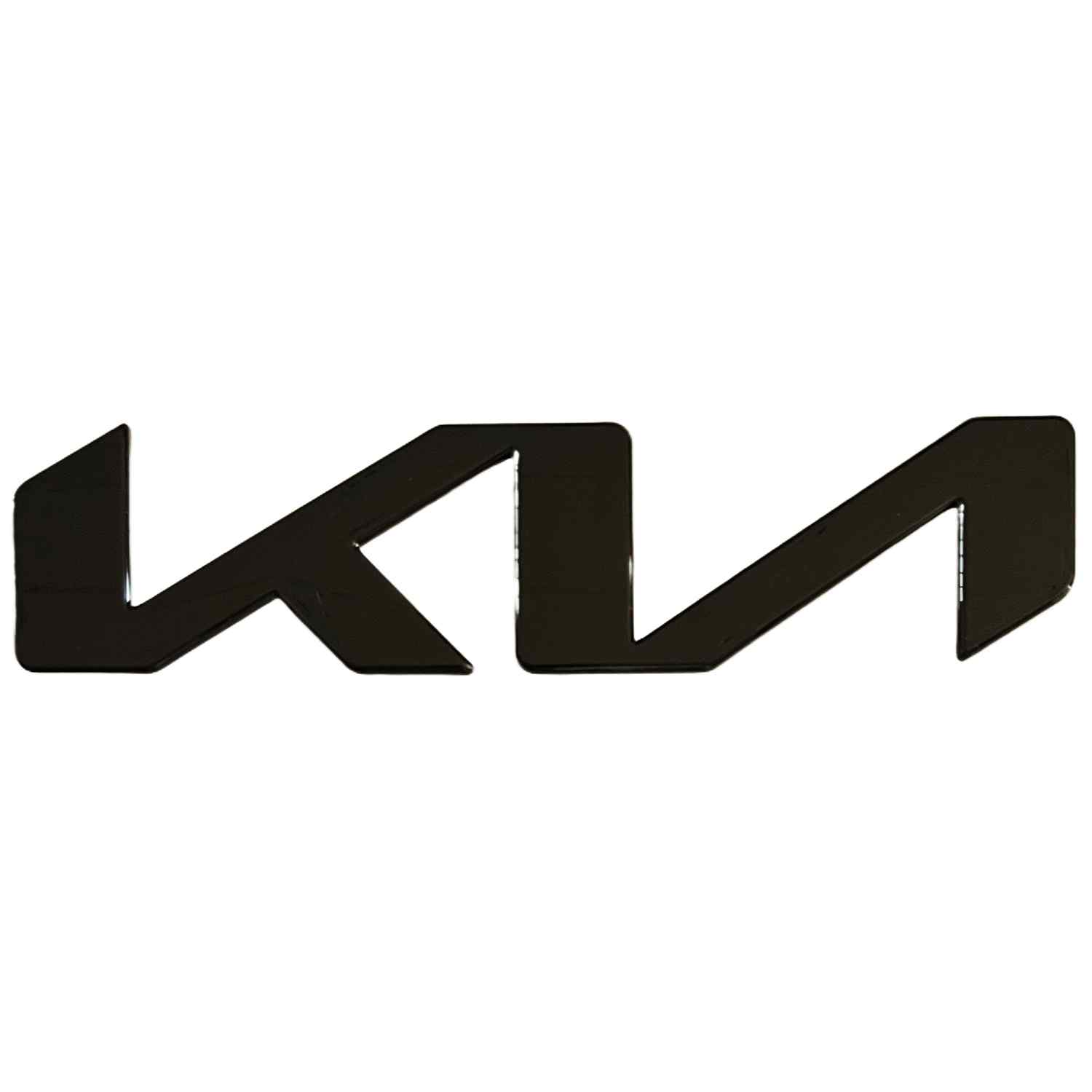 Emblema adhesivo para maletero compatible con Kia negro 17.1 x 4 cm