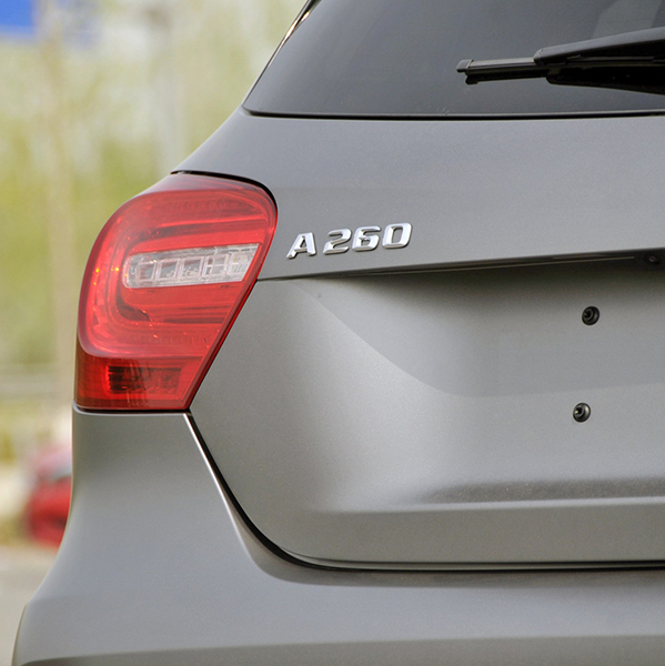 Emblema A260 adhesivo para maletero compatible con Mercedes Plateado - imagen 1