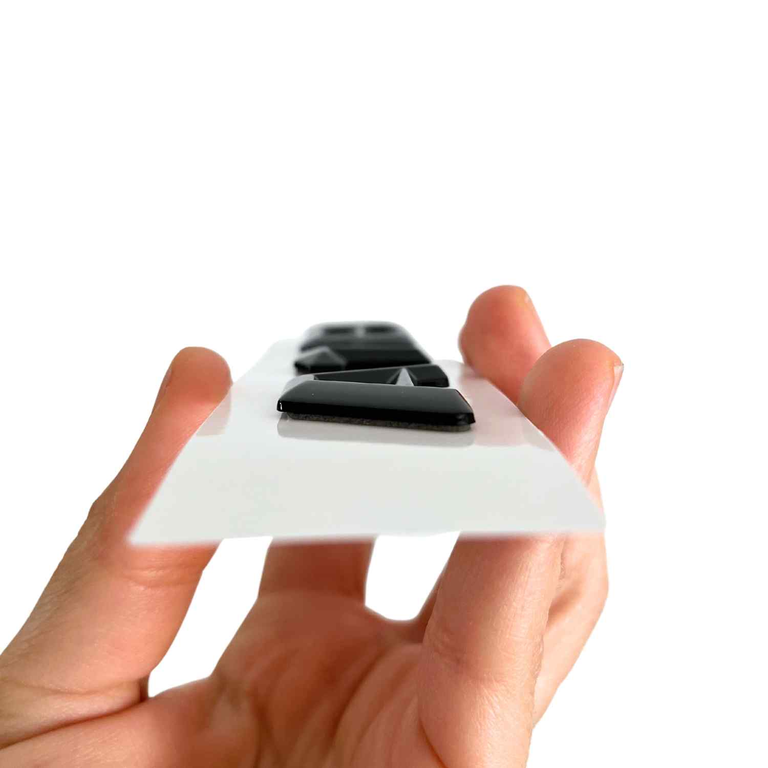 Emblema A180 adhesivo para maletero compatible con Mercedes Negro brillo - imagen 4