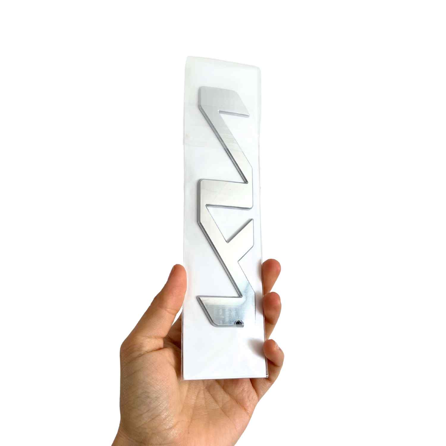 Emblema adhesivo para maletero compatible con Kia plateado  17.1 x 4 cm - imagen 4