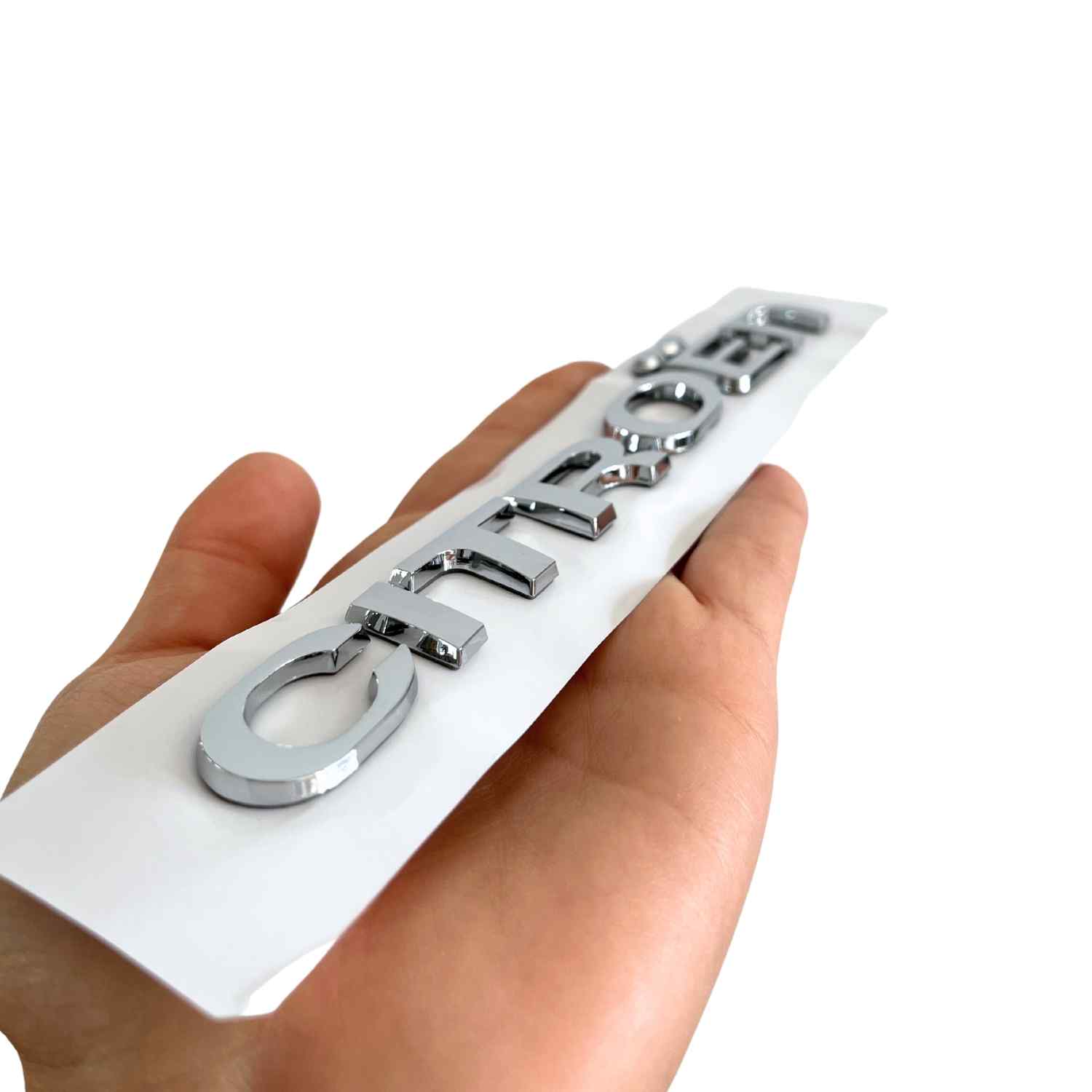 Emblema adhesivo de letras compatible con Citroen plateado brillo - imagen 4