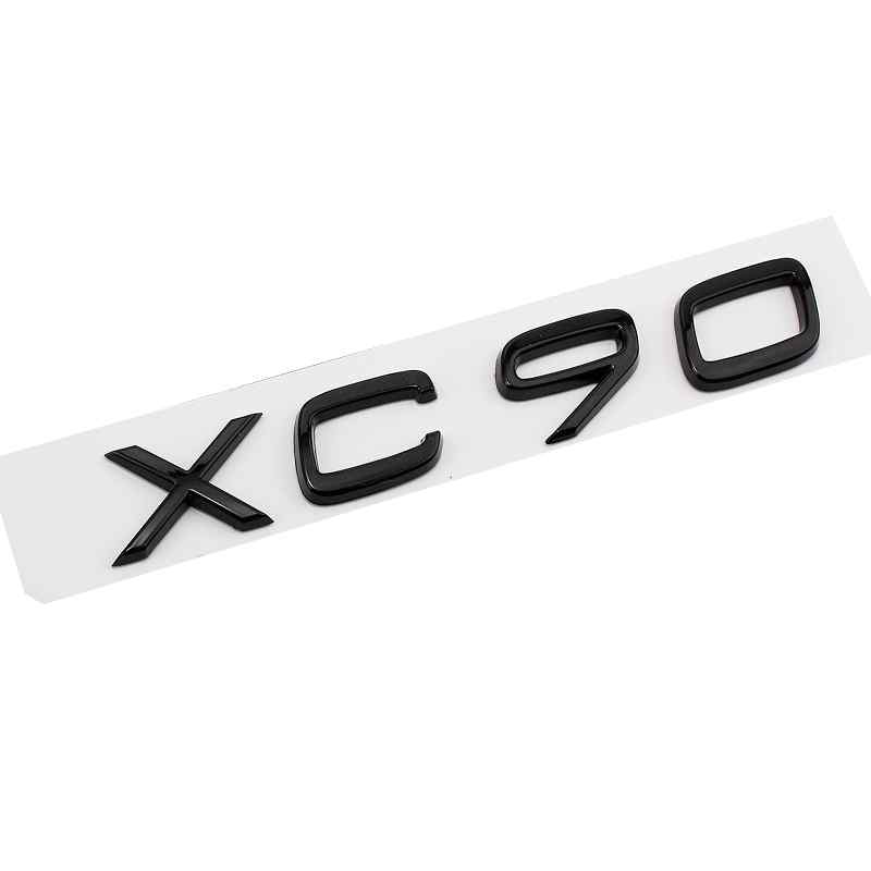 Emblema XC90 adhesivo para maletero compatible con Volvo negro - imagen 2