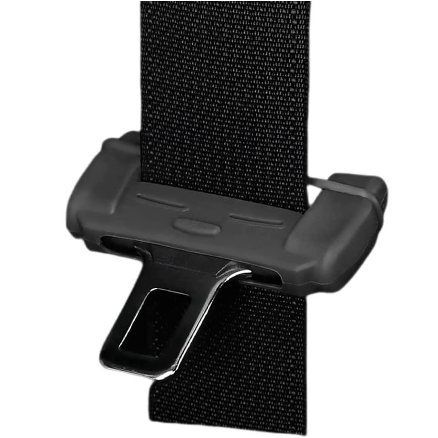 Hebilla de cinturon de seguridad de coche universal silicona Negro - imagen 6