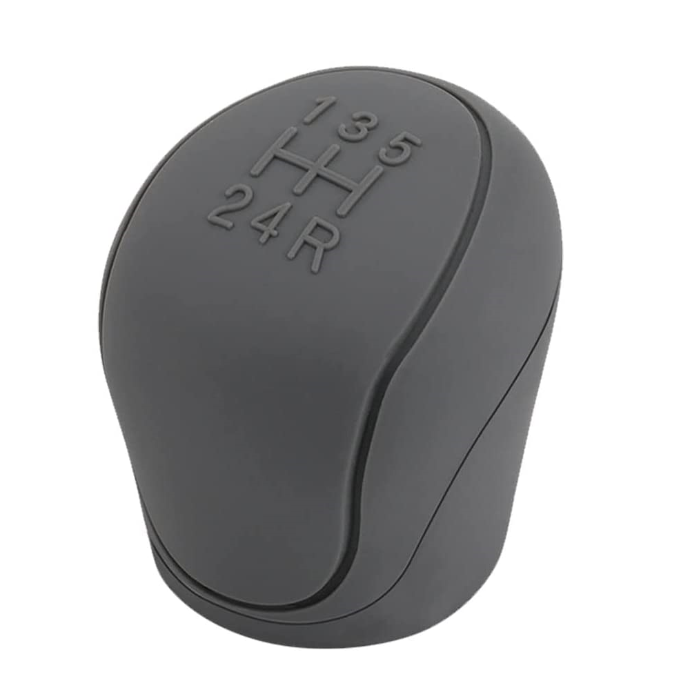 Funda Pomo cambios marcha coche silicona suave 5 marchas gris