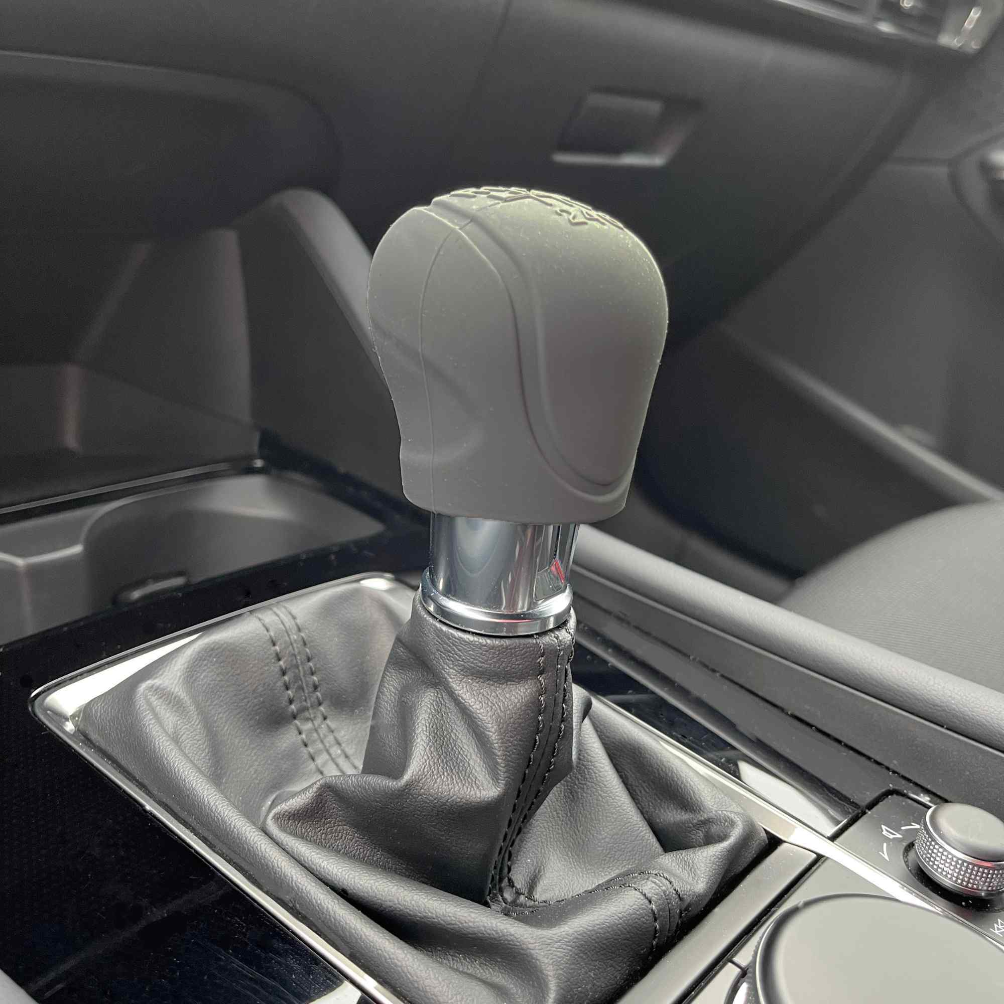 Funda Pomo cambios marcha coche silicona suave 5 marchas gris - imagen 6