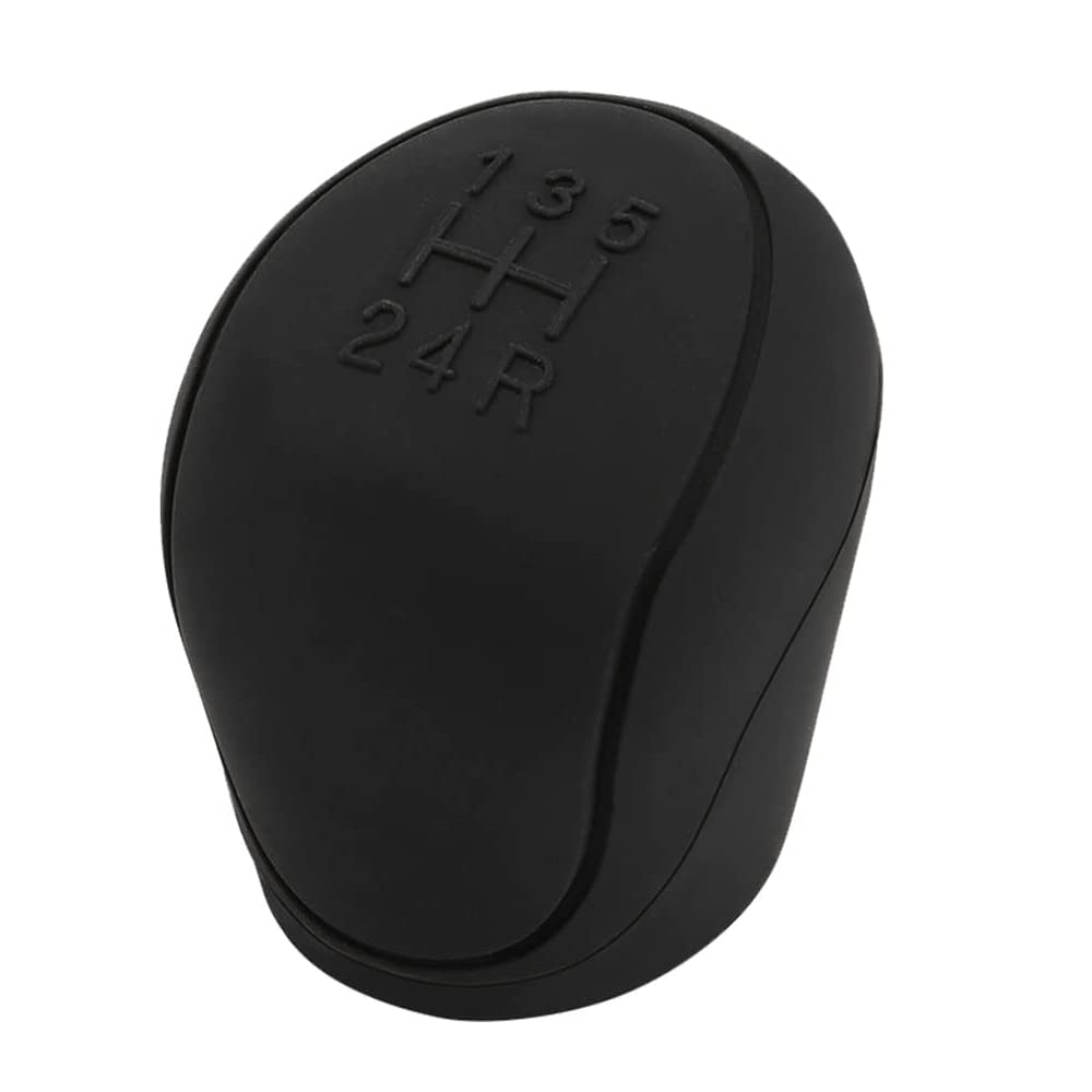 Funda Pomo cambios marcha coche silicona suave 5 marchas negro