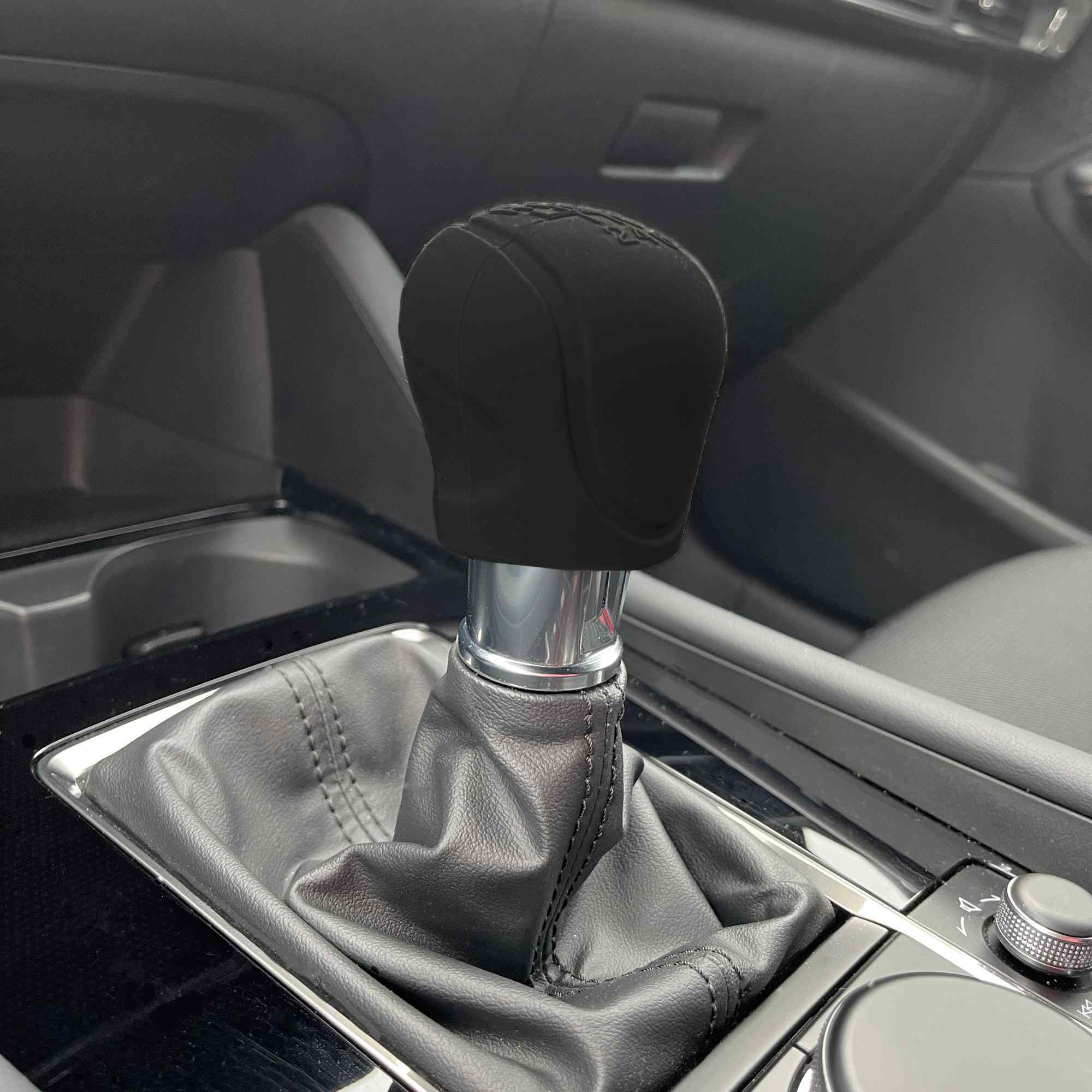 Funda Pomo cambios marcha coche silicona suave 5 marchas negro - imagen 4