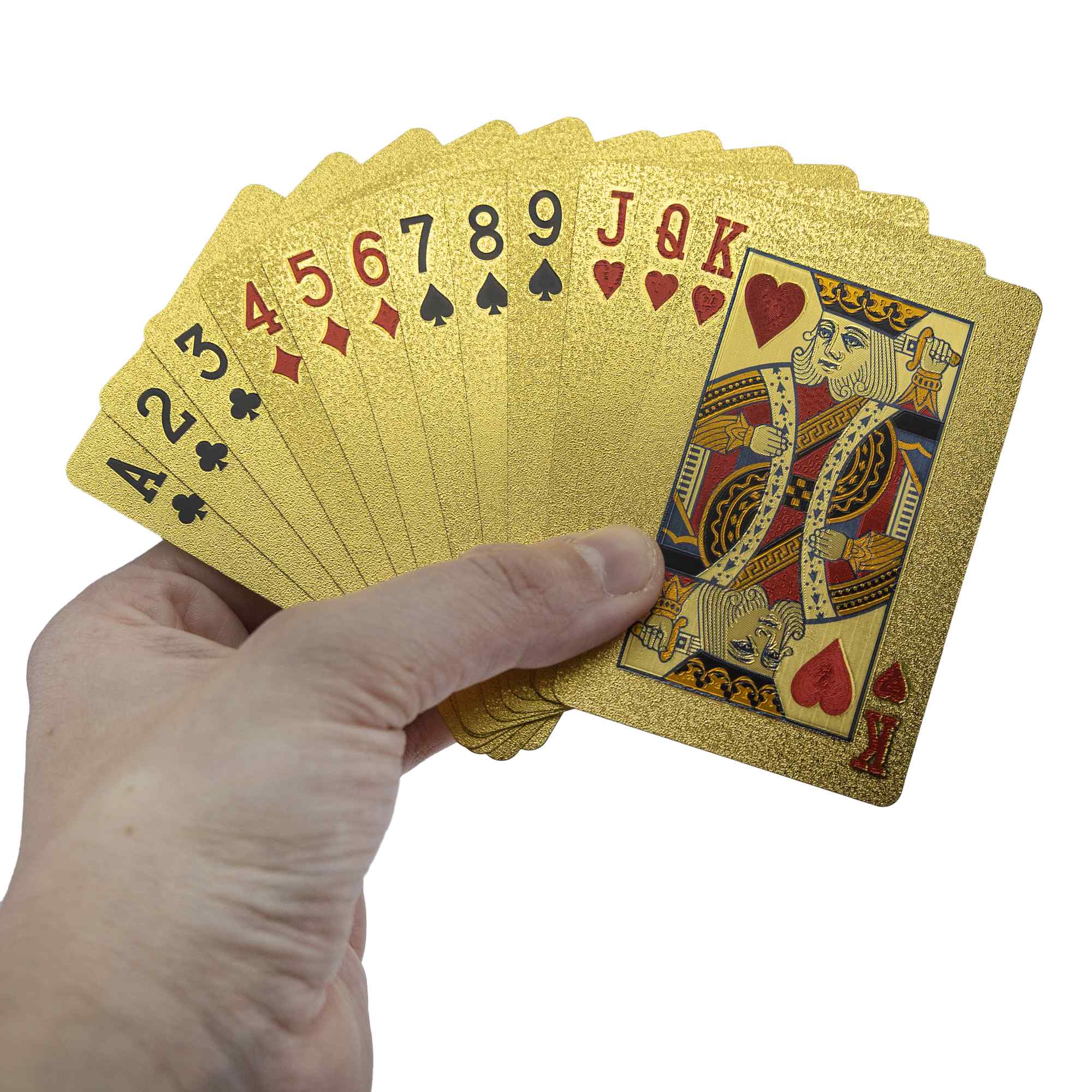 Baraja Poker Plastico Resistente al Agua poker profesional Oro