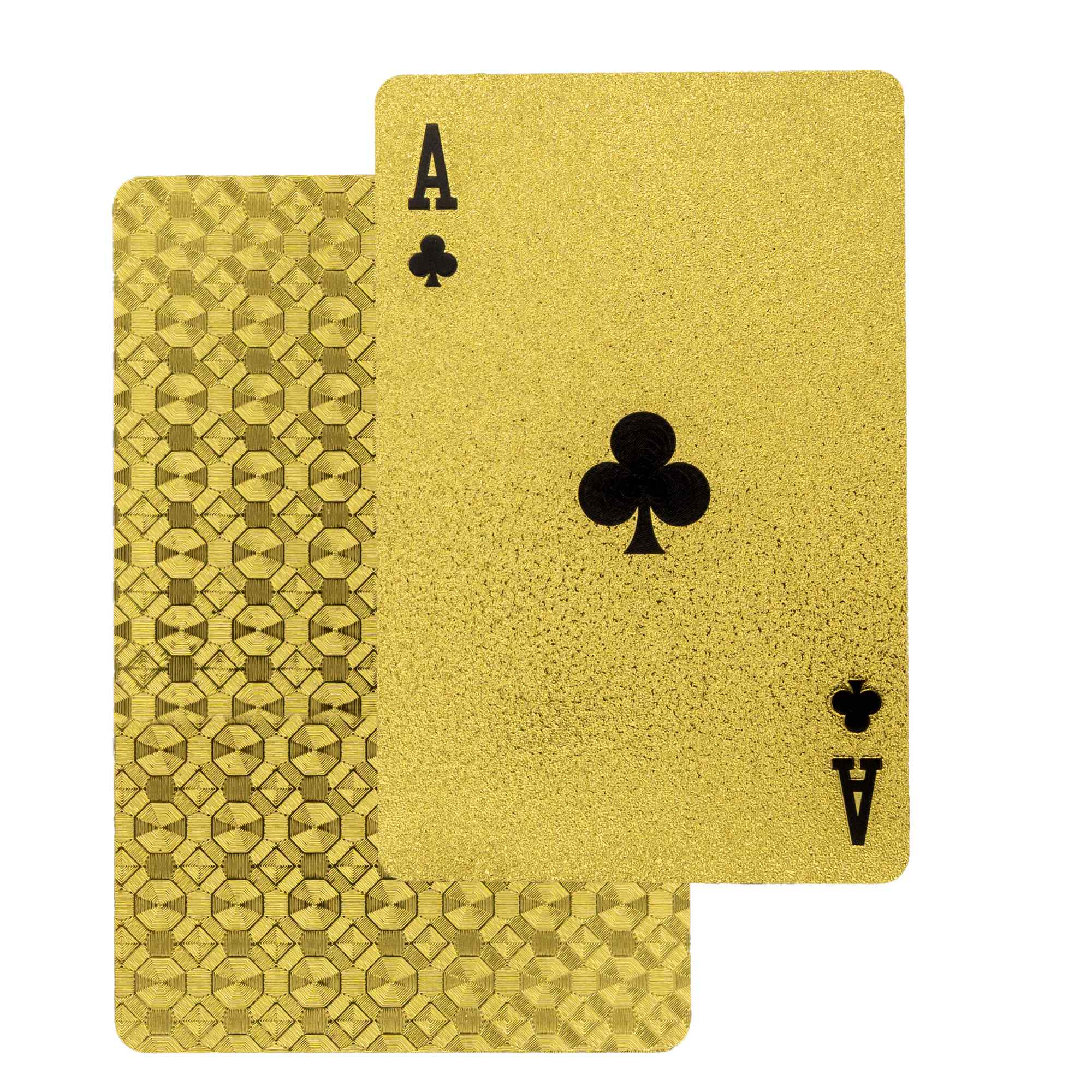 Baraja Poker Plastico Resistente al Agua poker profesional Oro - imagen 3