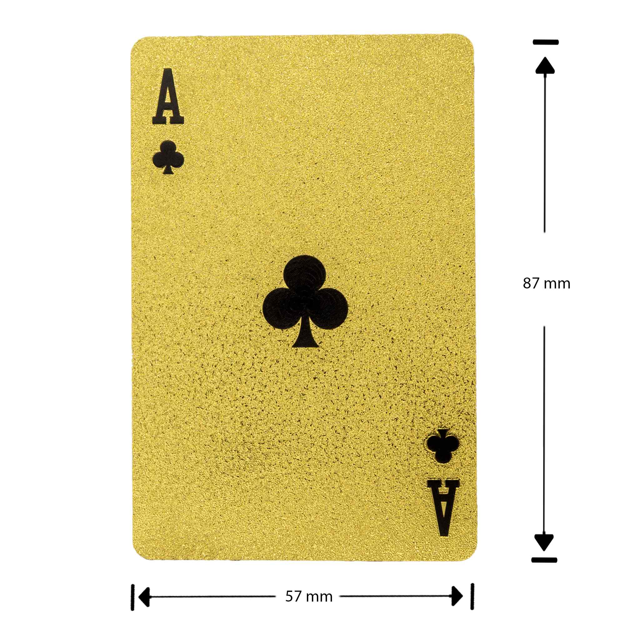 Baraja Poker Plastico Resistente al Agua poker profesional Oro - imagen 7