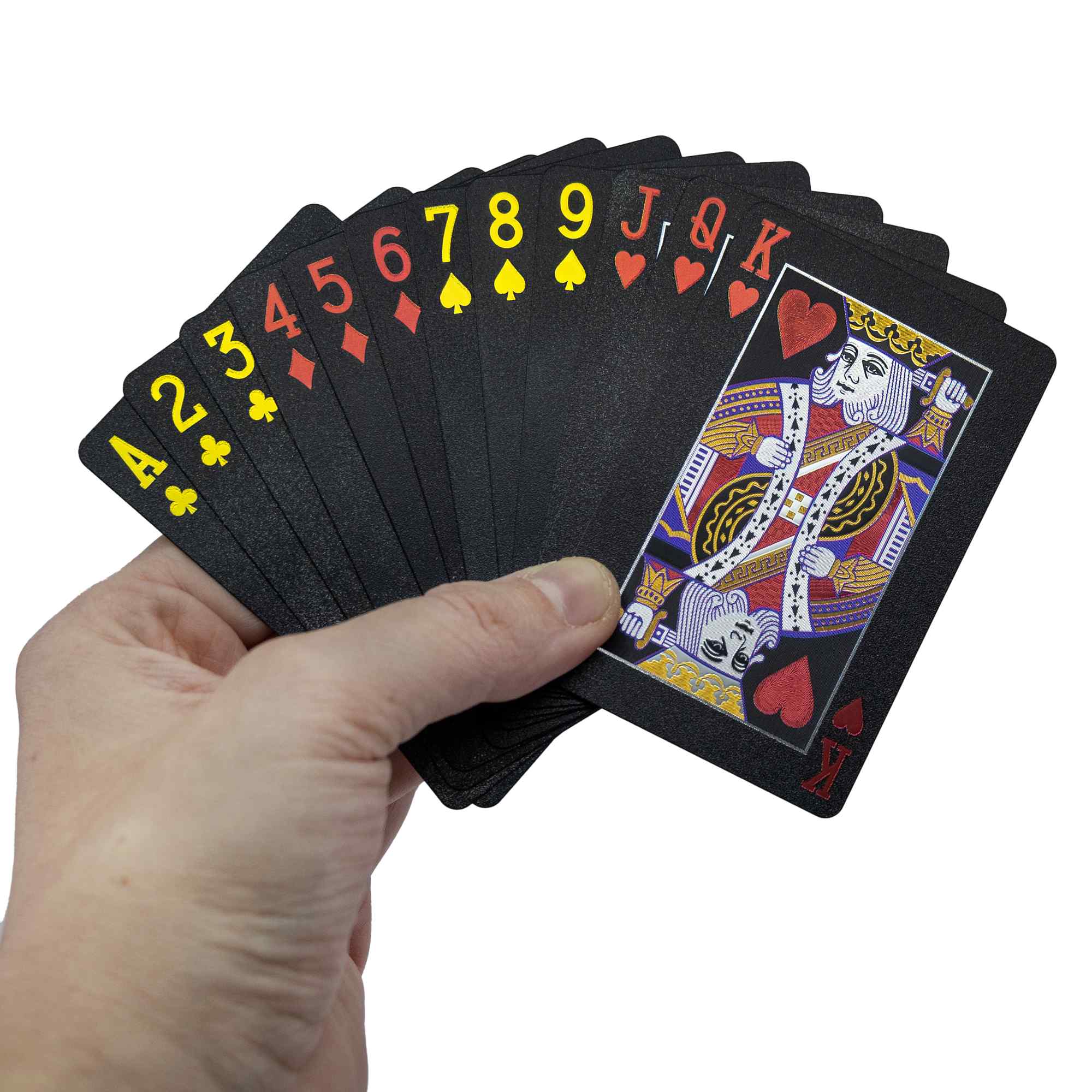 Baraja Poker Plastico Resistente al Agua poker profesional negro