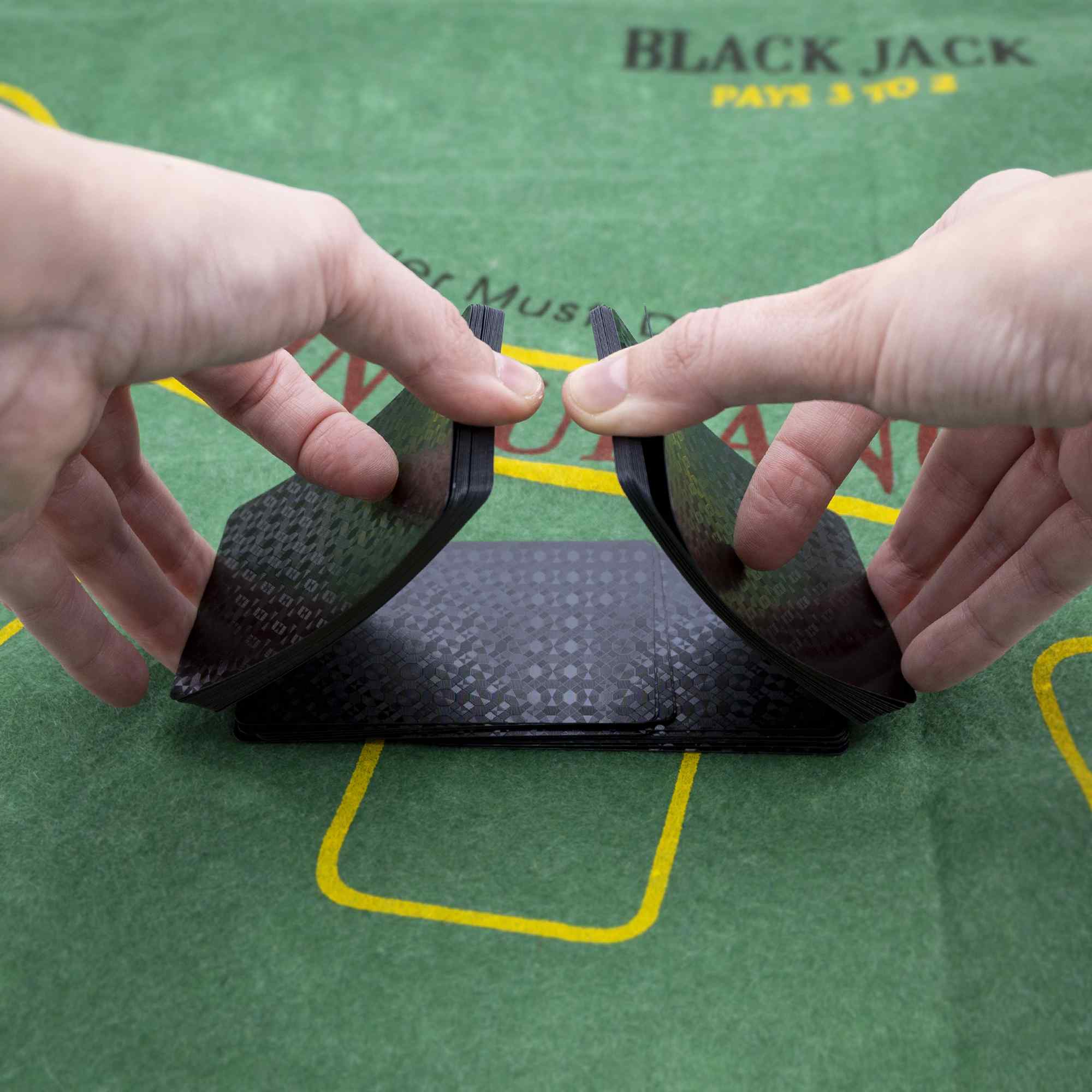 Baraja Poker Plastico Resistente al Agua poker profesional negro - imagen 6
