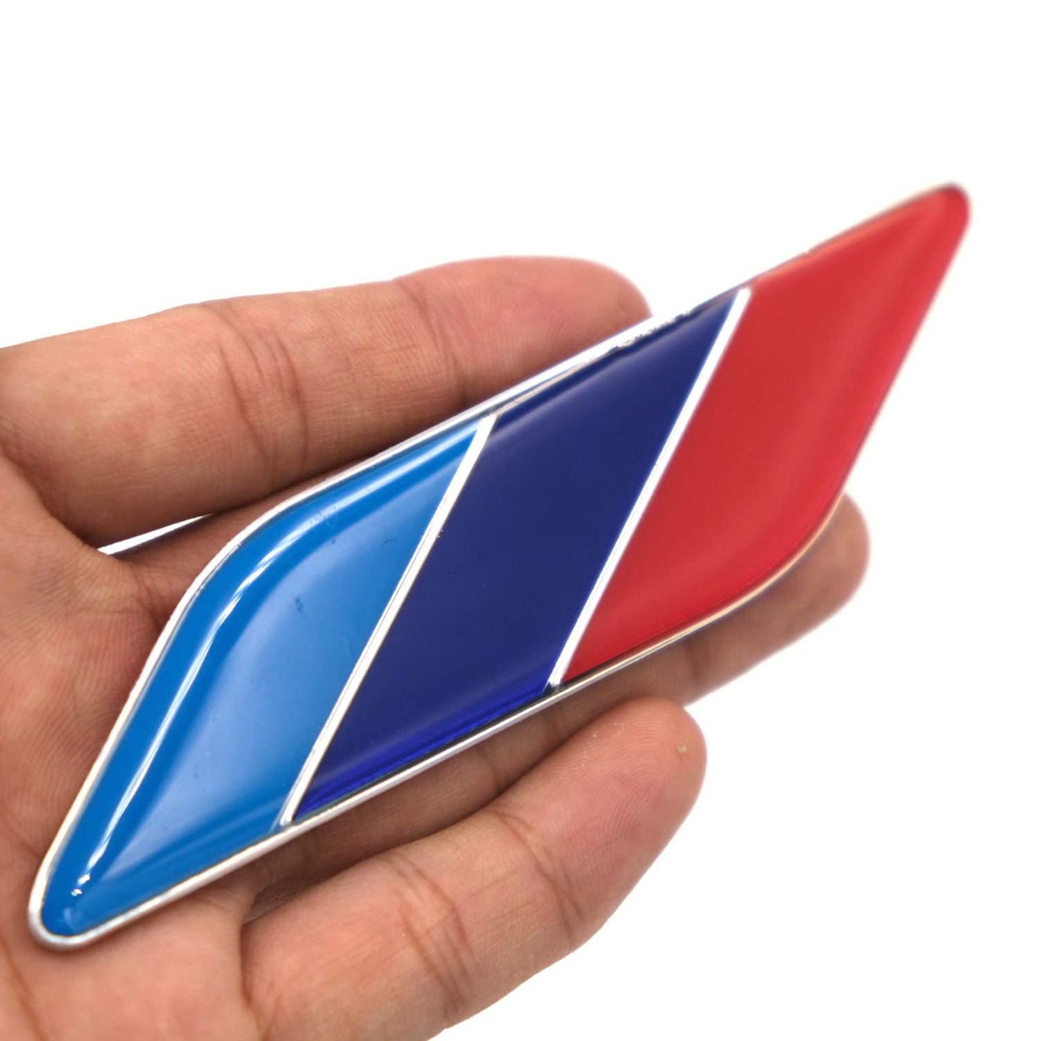 Emblema adhesivo bandera Francia (2 uds) - imagen 2