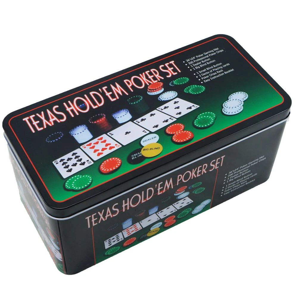 Set de Poker 200 fichas con caja de metal - imagen 5