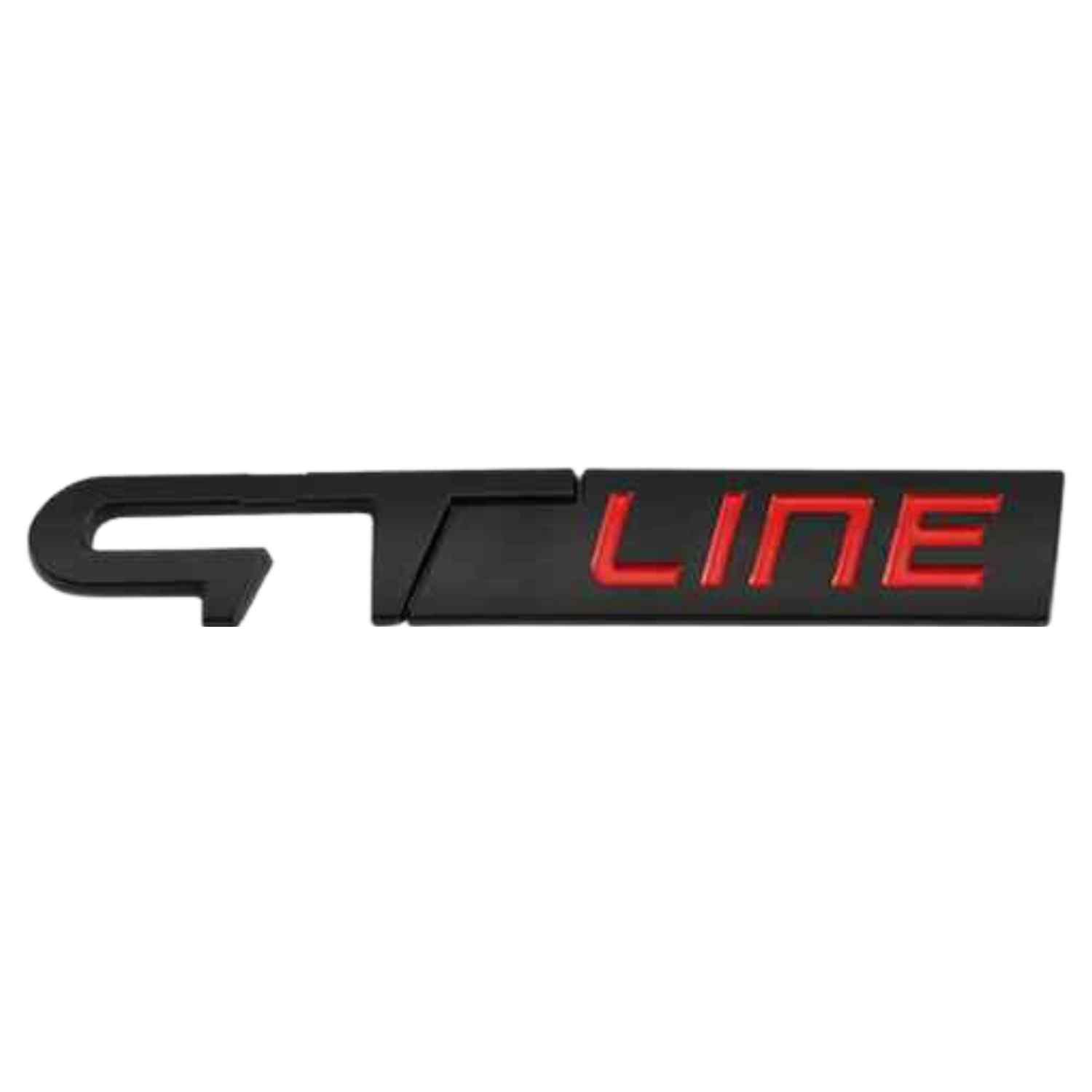 Emblema Adhesivo metálico GT Line compatible con Renault negro - imagen 1