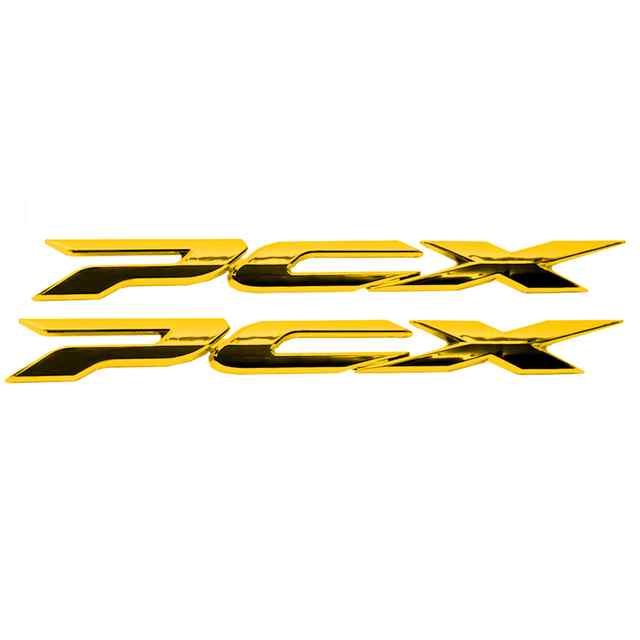Emblema PCX compatible con Honda dorado (2 uds) - imagen 1