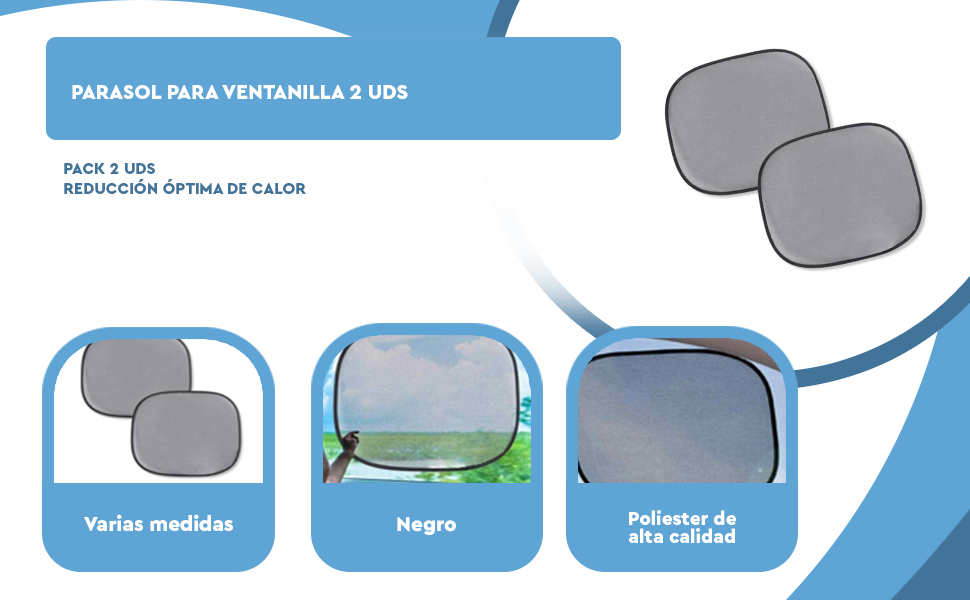 Banner - Parasol para ventanilla 38x44cm