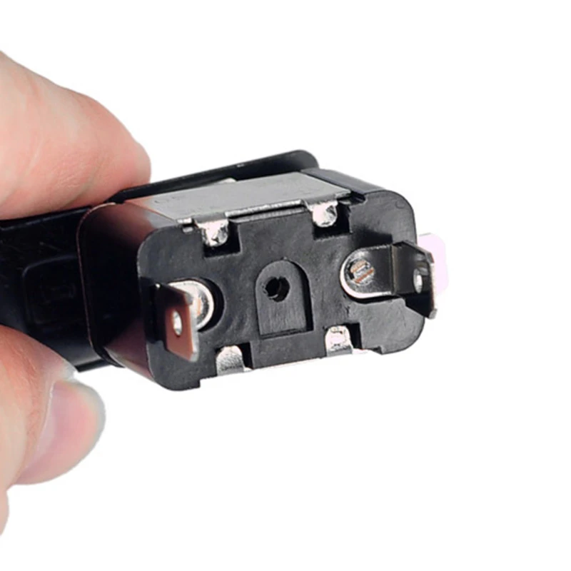 Interruptor de palanca LED de metal Flick Flip 12V 20A PDT ON/OFF 2 pines led verde - imagen 3