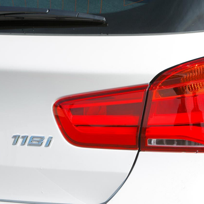 Emblema 116i adhesivo para maletero compatible con BMW plateado - imagen 1