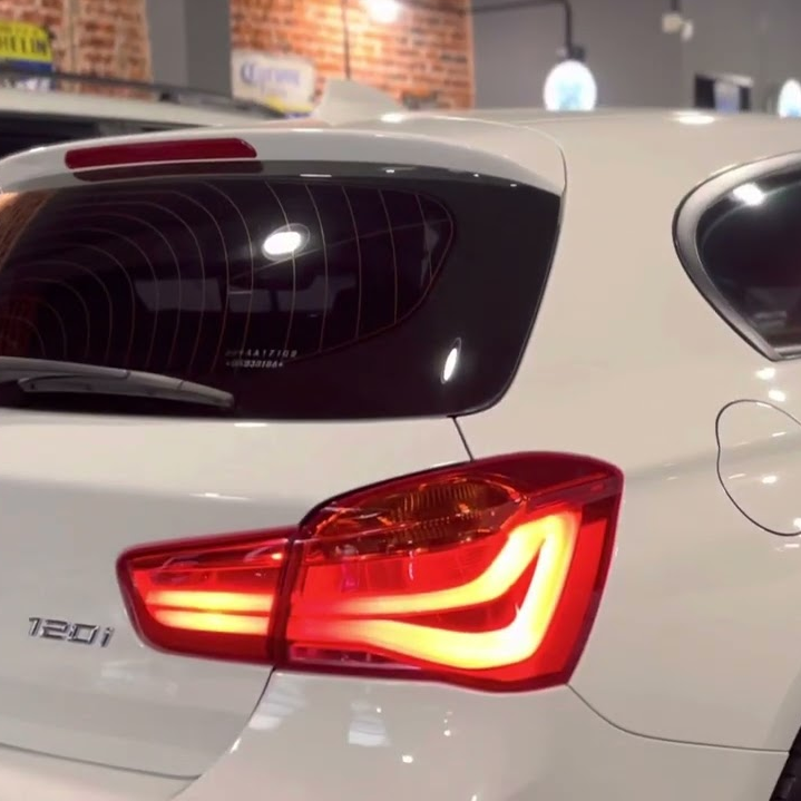 Emblema 120i adhesivo para maletero compatible con BMW plateado - imagen 1
