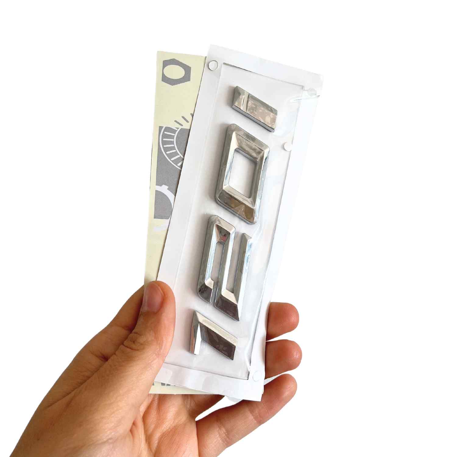 Emblema 120i adhesivo para maletero compatible con BMW plateado - imagen 5