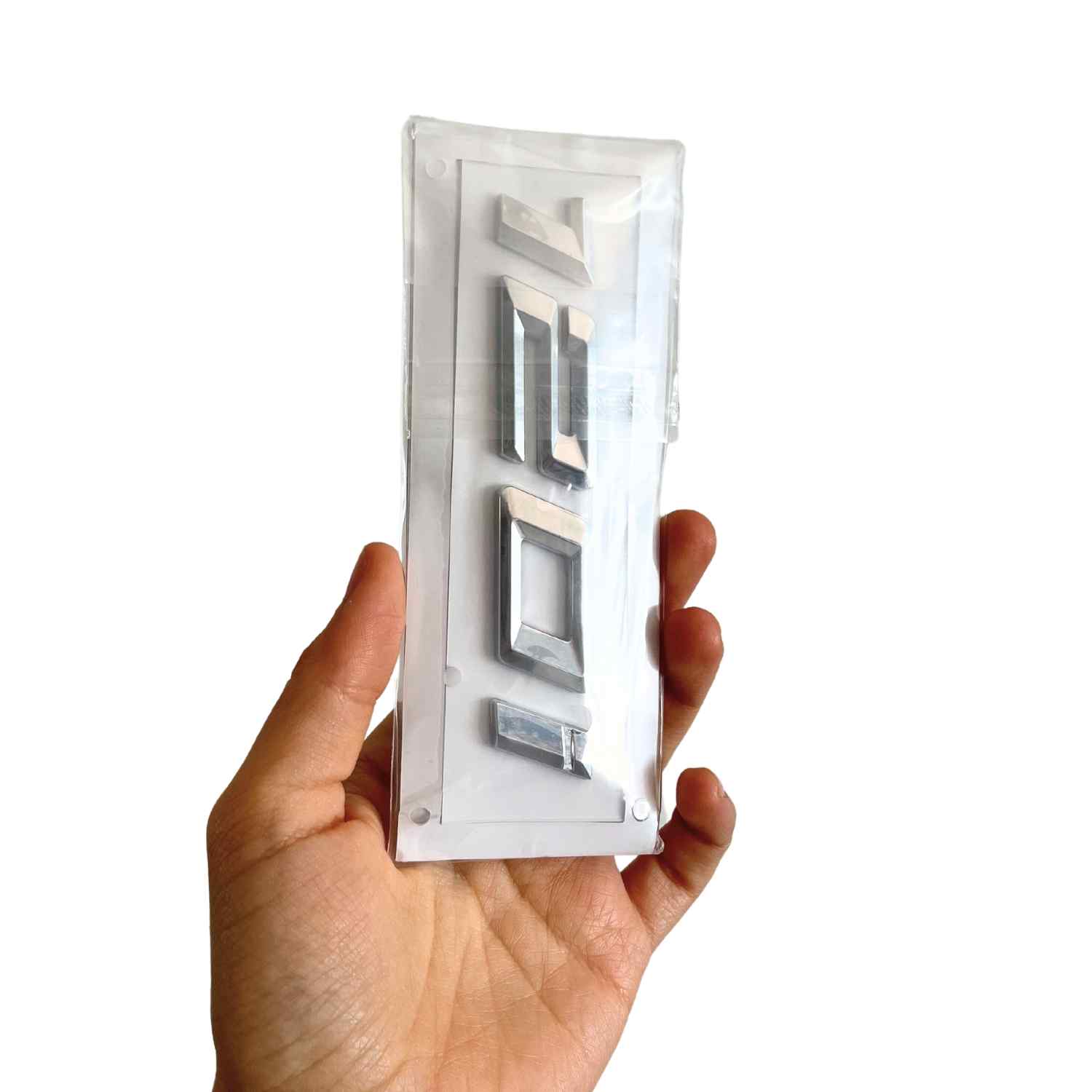 Emblema 120i adhesivo para maletero compatible con BMW plateado - imagen 6