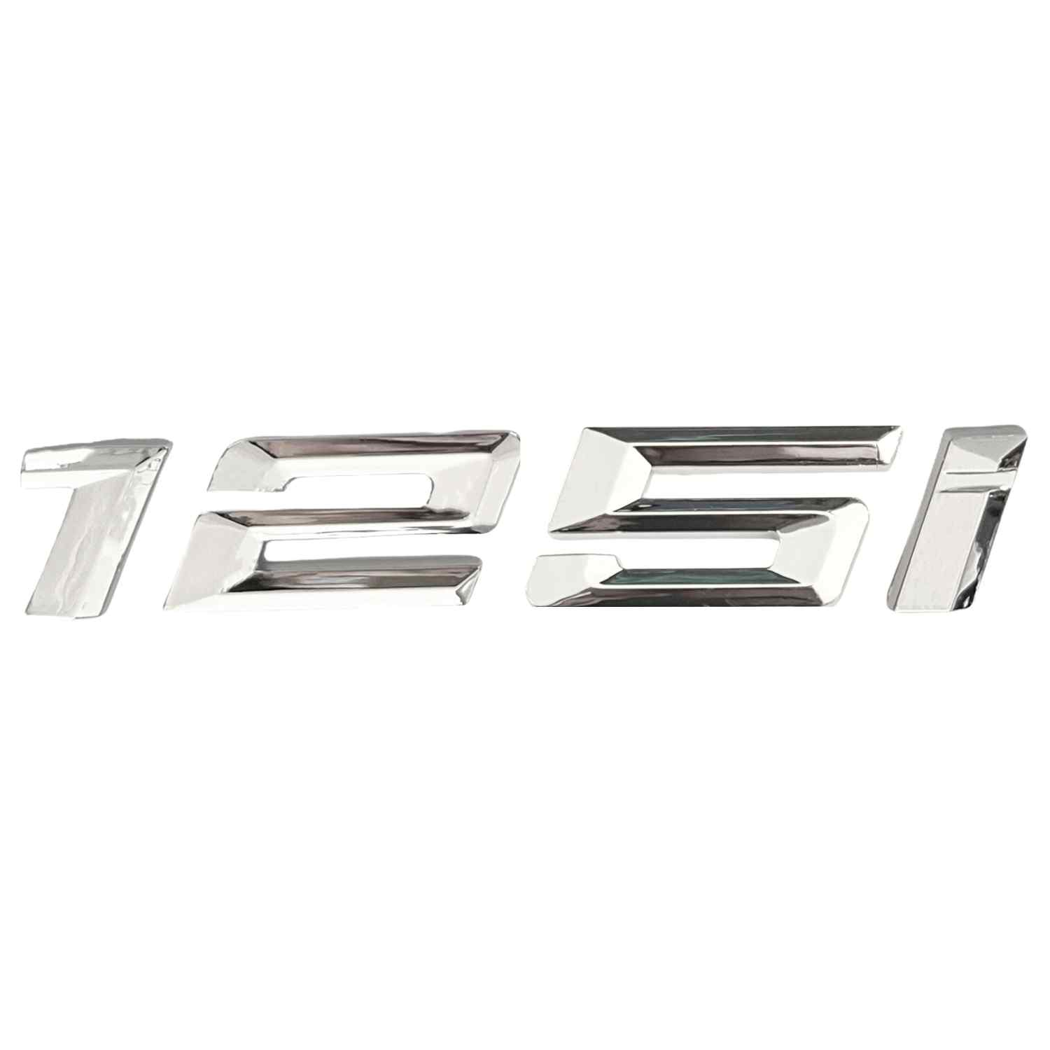 Emblema 125i adhesivo para maletero compatible con BMW plateado - imagen 2