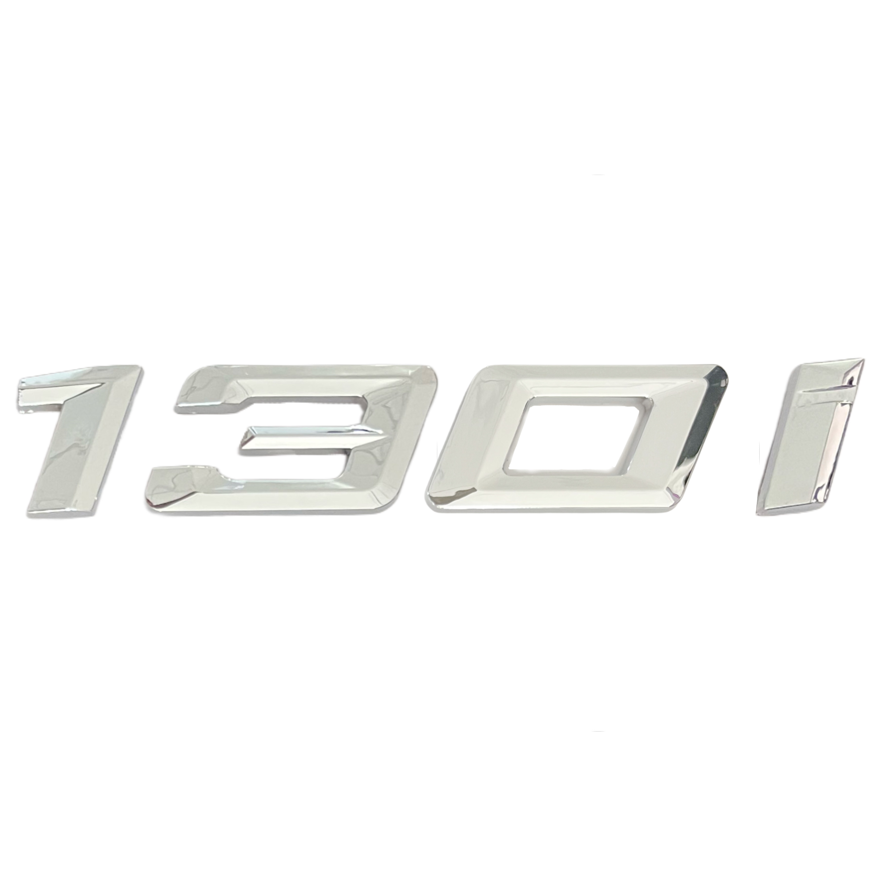 Emblema 130i adhesivo para maletero compatible con BMW plateado - imagen 2