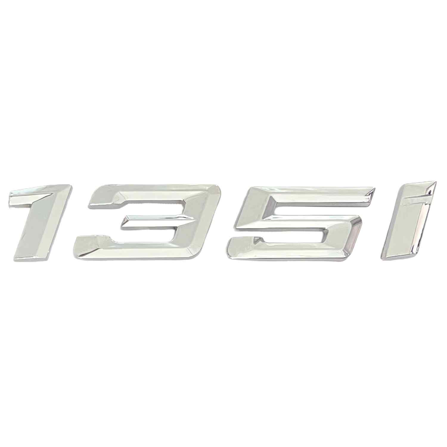 Emblema 135i adhesivo para maletero compatible con BMW plateado - imagen 2