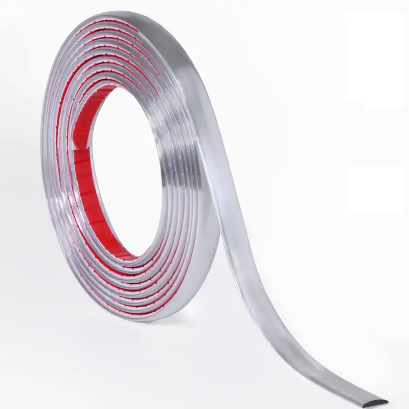 Tira adhesiva decorativa cromada 20 mm x 5 metros niquel - imagen 7