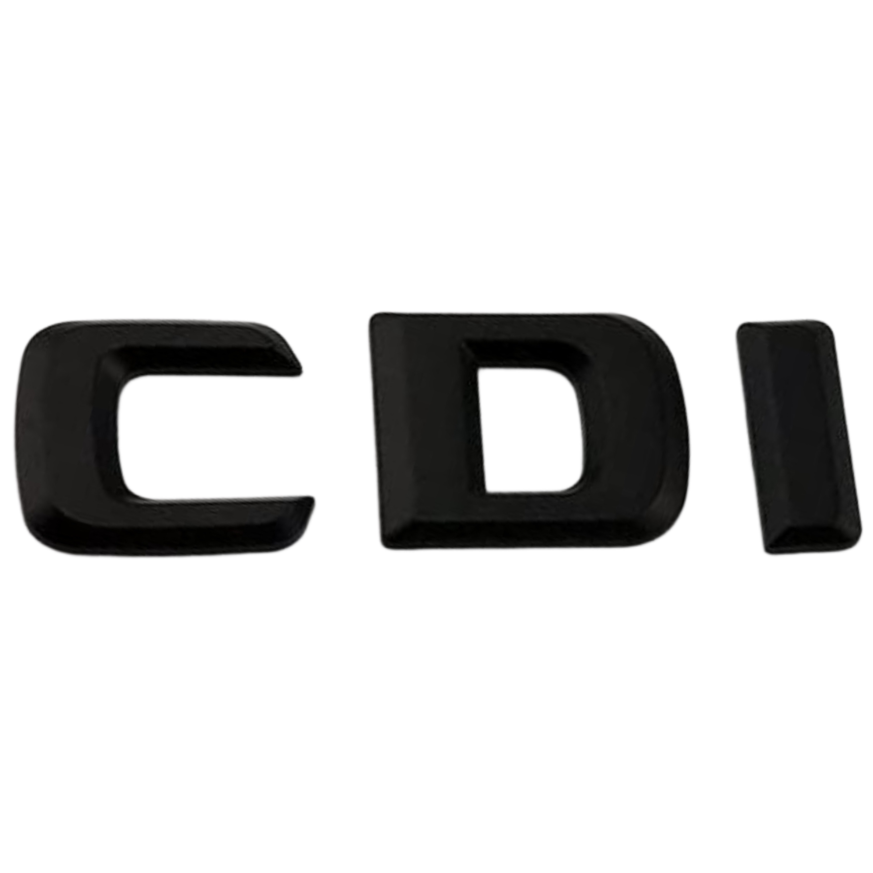 Emblema adhesivo plástico CDI compatible con Mercedes negro - imagen 1