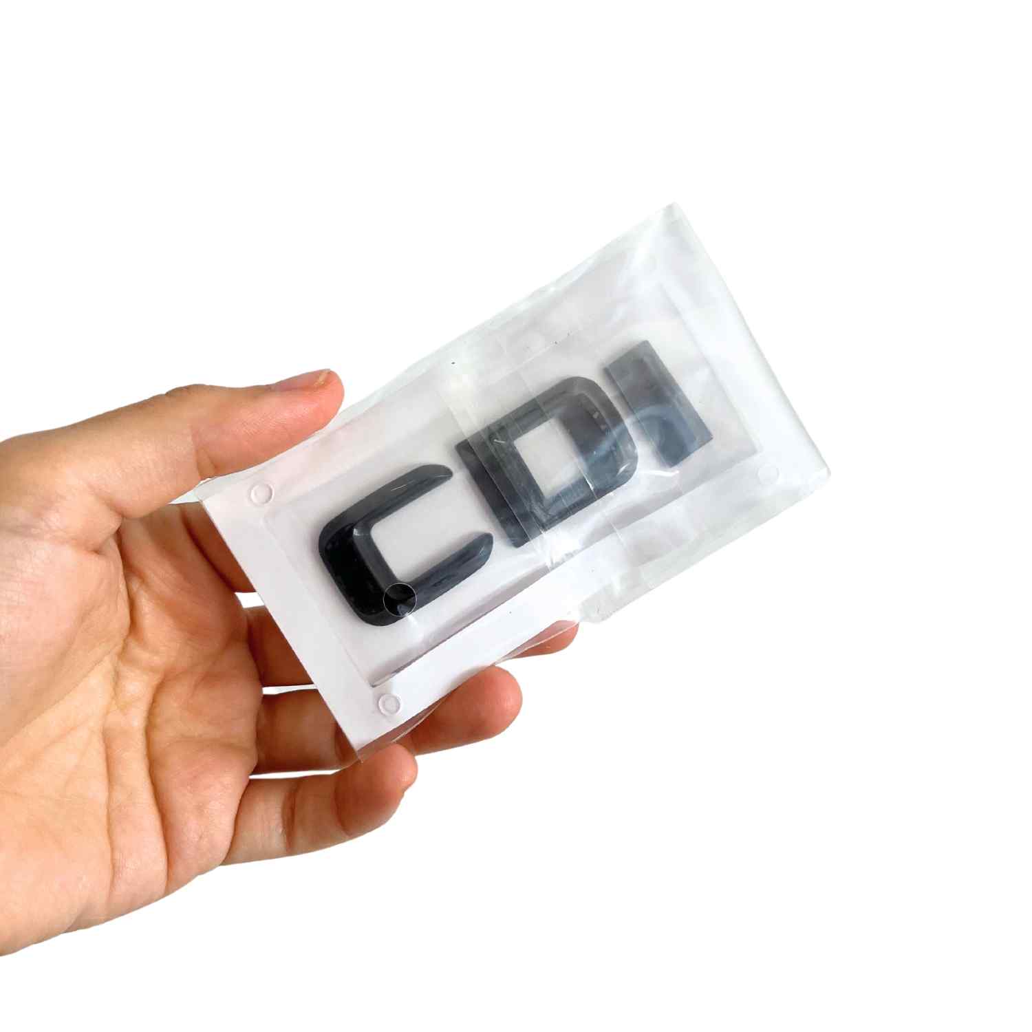 Emblema adhesivo plástico CDI compatible con Mercedes negro - imagen 4